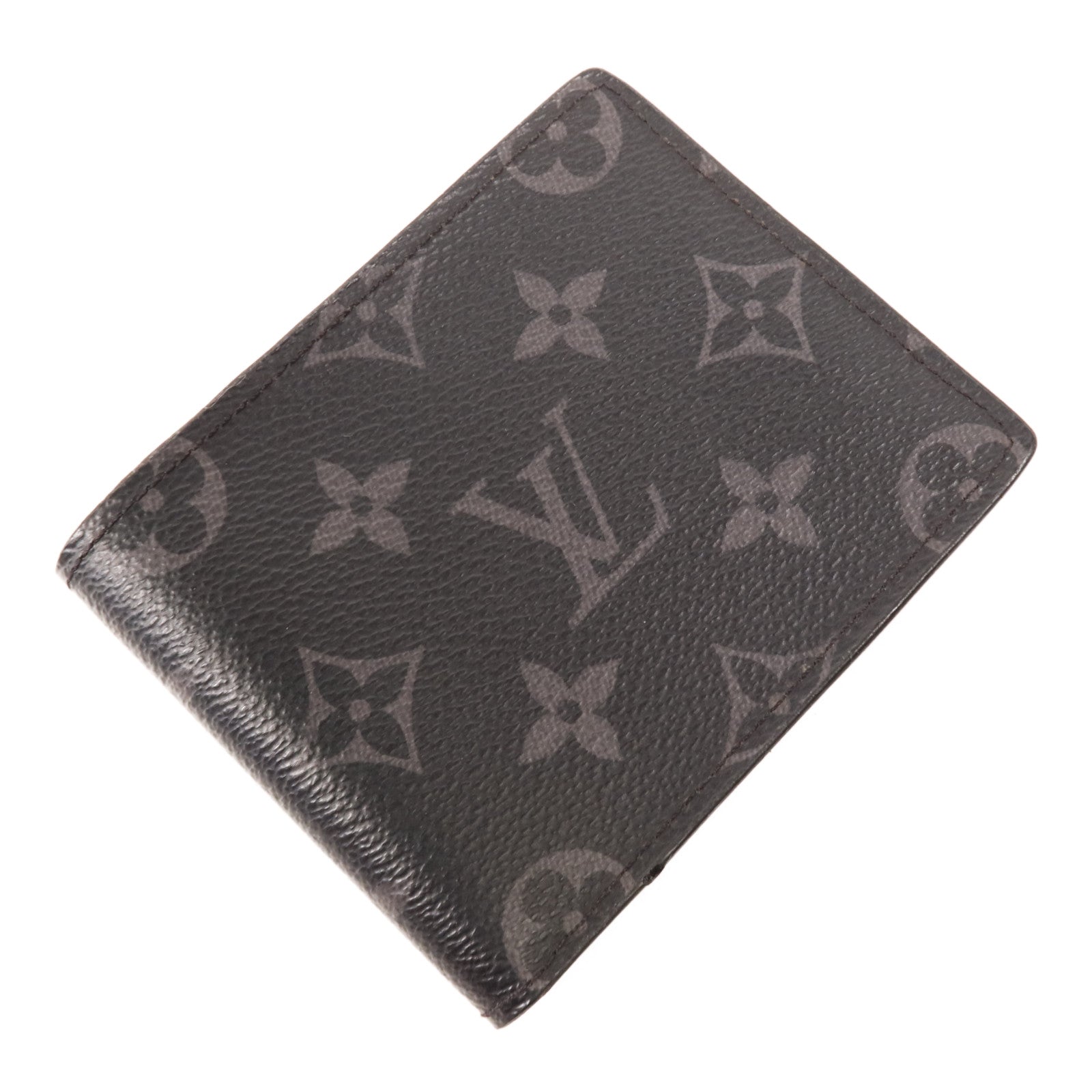 LOUIS VUITTON Monogram Eclipse Slender Wallet錢包