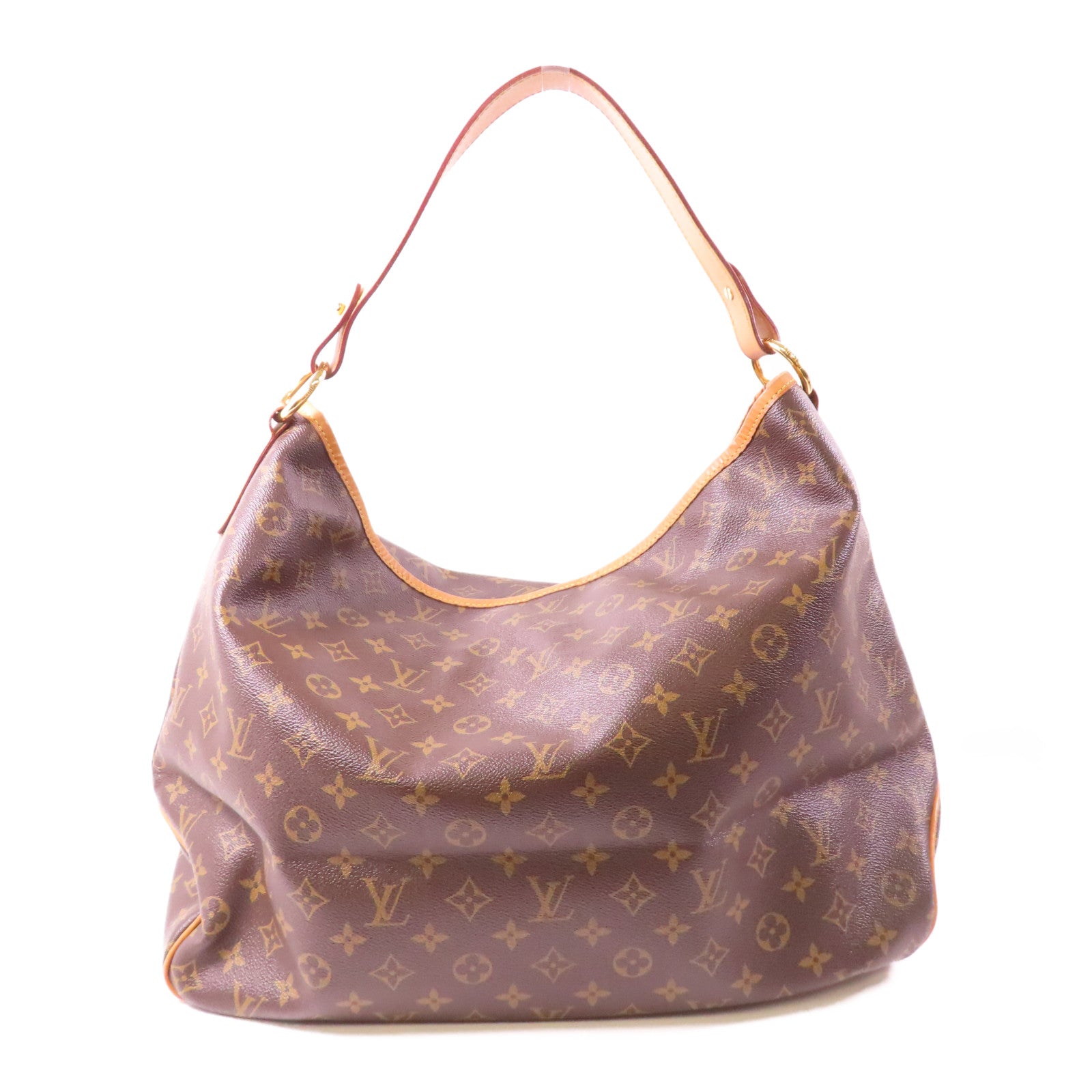 LOUIS VUITTON 【激減優惠】Monogram Delightful GM金扣肩背袋啡色