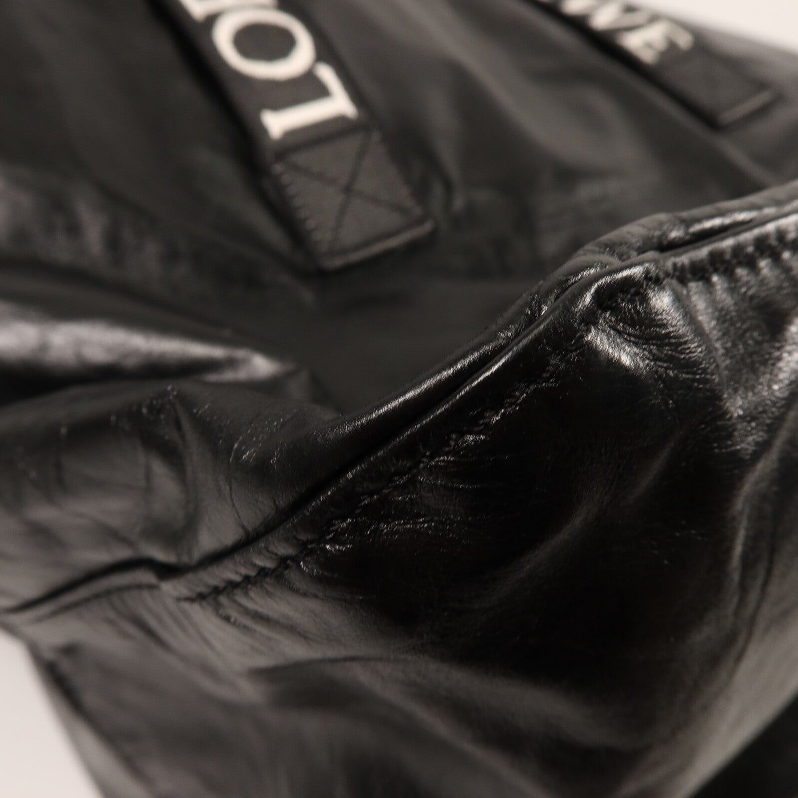 LOEWE 牛皮皮革Fold Shopper手挽袋