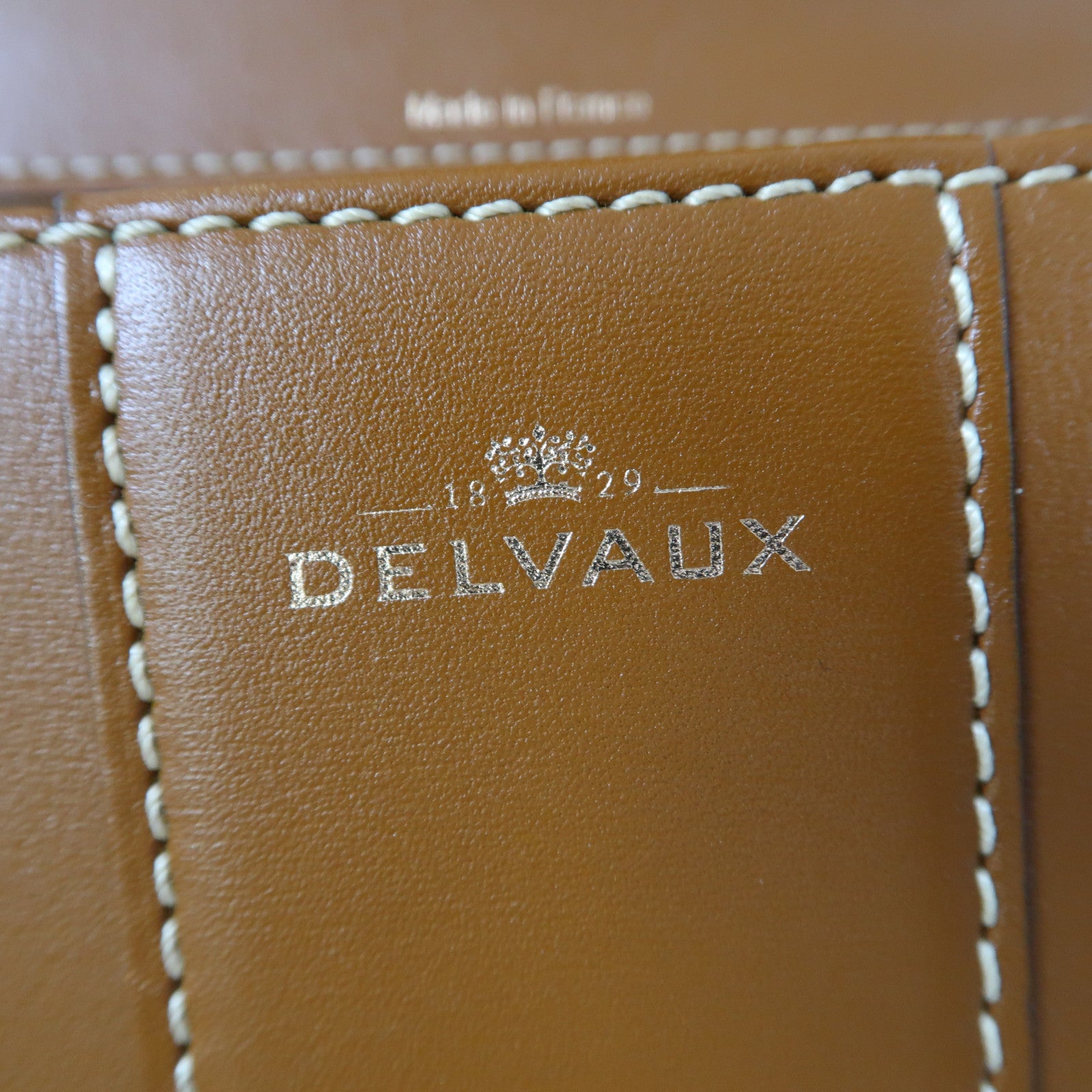 SELECTION 牛皮皮革Delvaux Brilliant手挽肩背兩用袋啡色