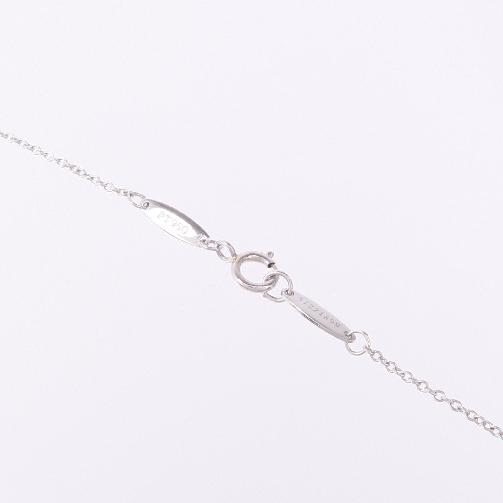 TIFFANY＆CO 【激減優惠】PT950鉑金By the Yard鑽石項鍊