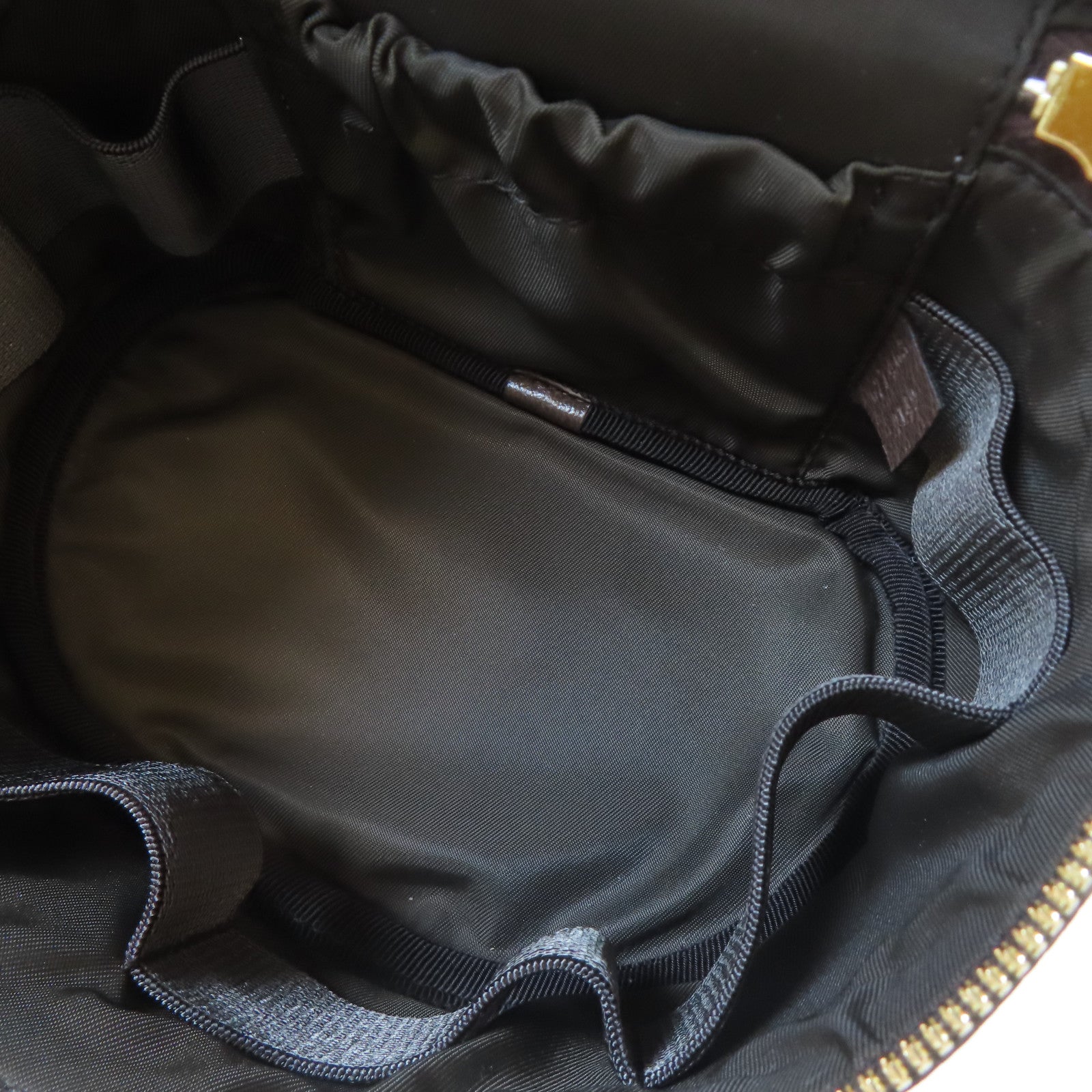 GUCCI 塗層帆布Ophidia GG Supreme Vanity Case金扣手挽袋啡色