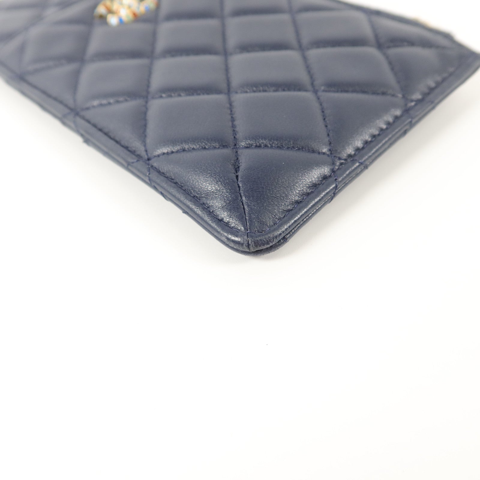 CHANEL 【激減優惠】羊皮皮革Classic Phone Pouch with Zipper長錢包