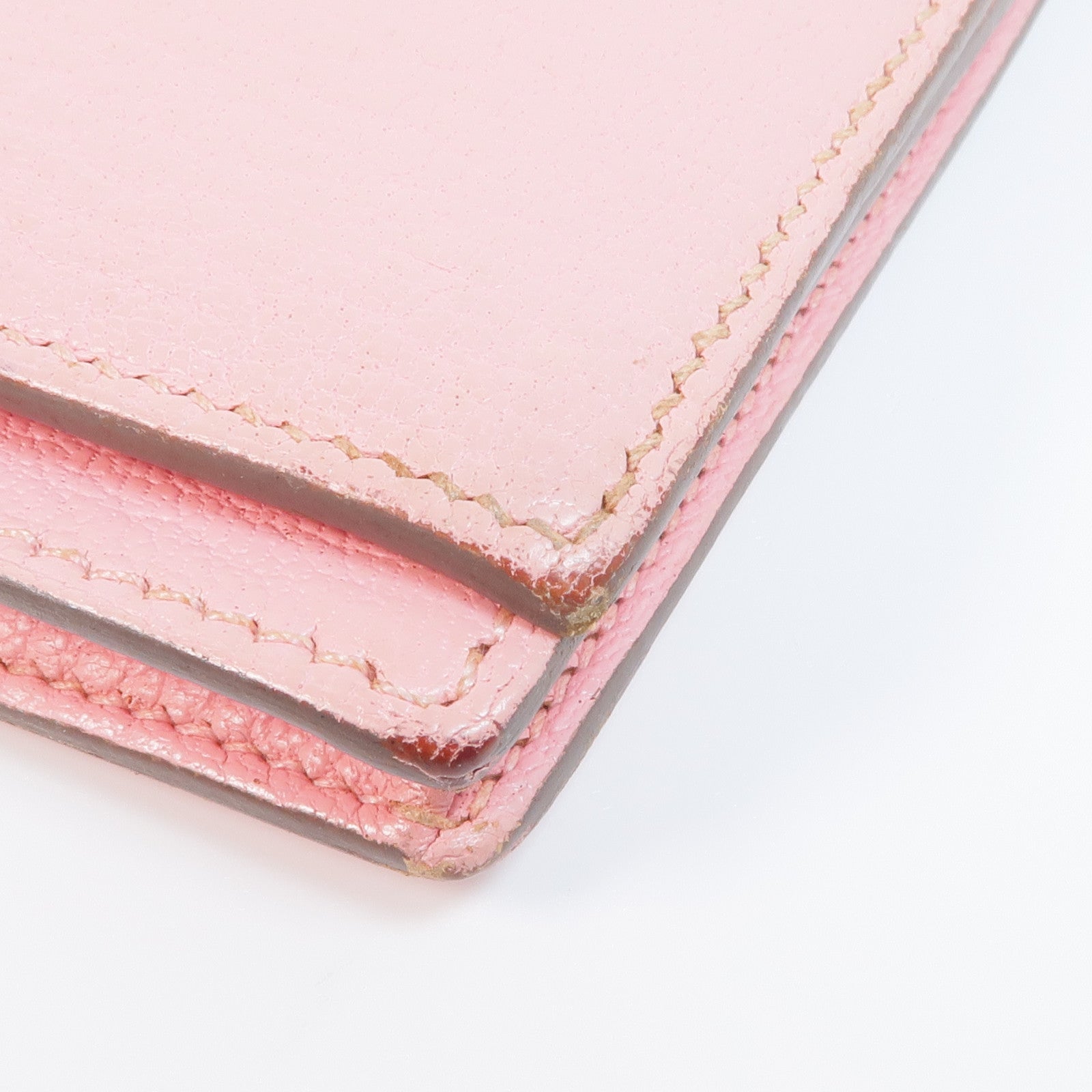 HERMES Chevre皮革Bearn Wallet銀扣長錢包