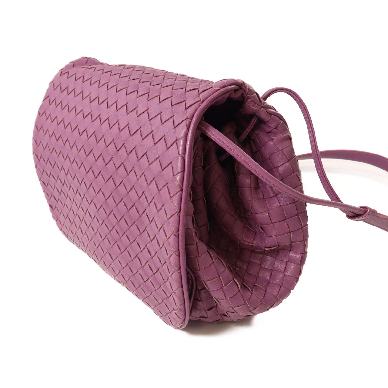BOTTEGA VENETA 牛皮皮革Shoulder Bag肩背袋紫色