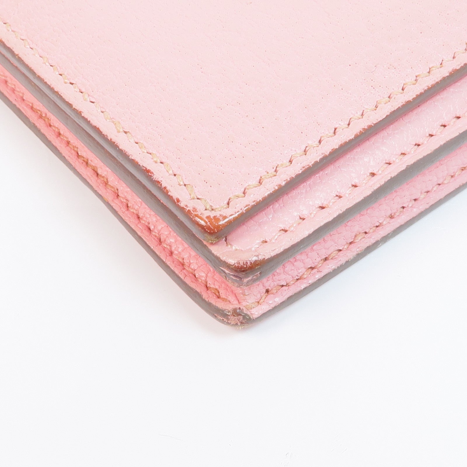 HERMES Chevre皮革Bearn Wallet銀扣長錢包