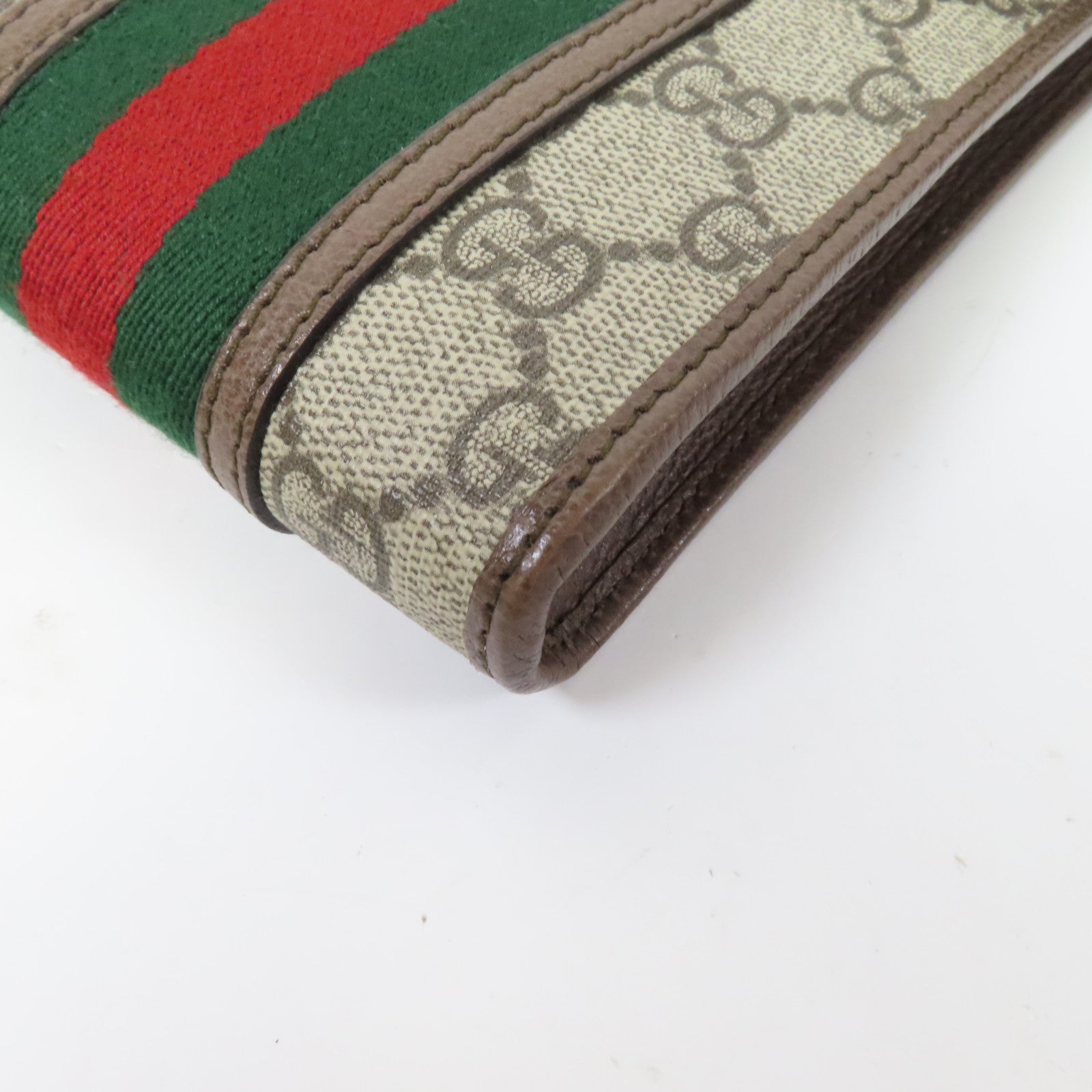 GUCCI 【激減優惠】帆布Shoulder Bag金扣肩背袋啡色/紅色/綠色