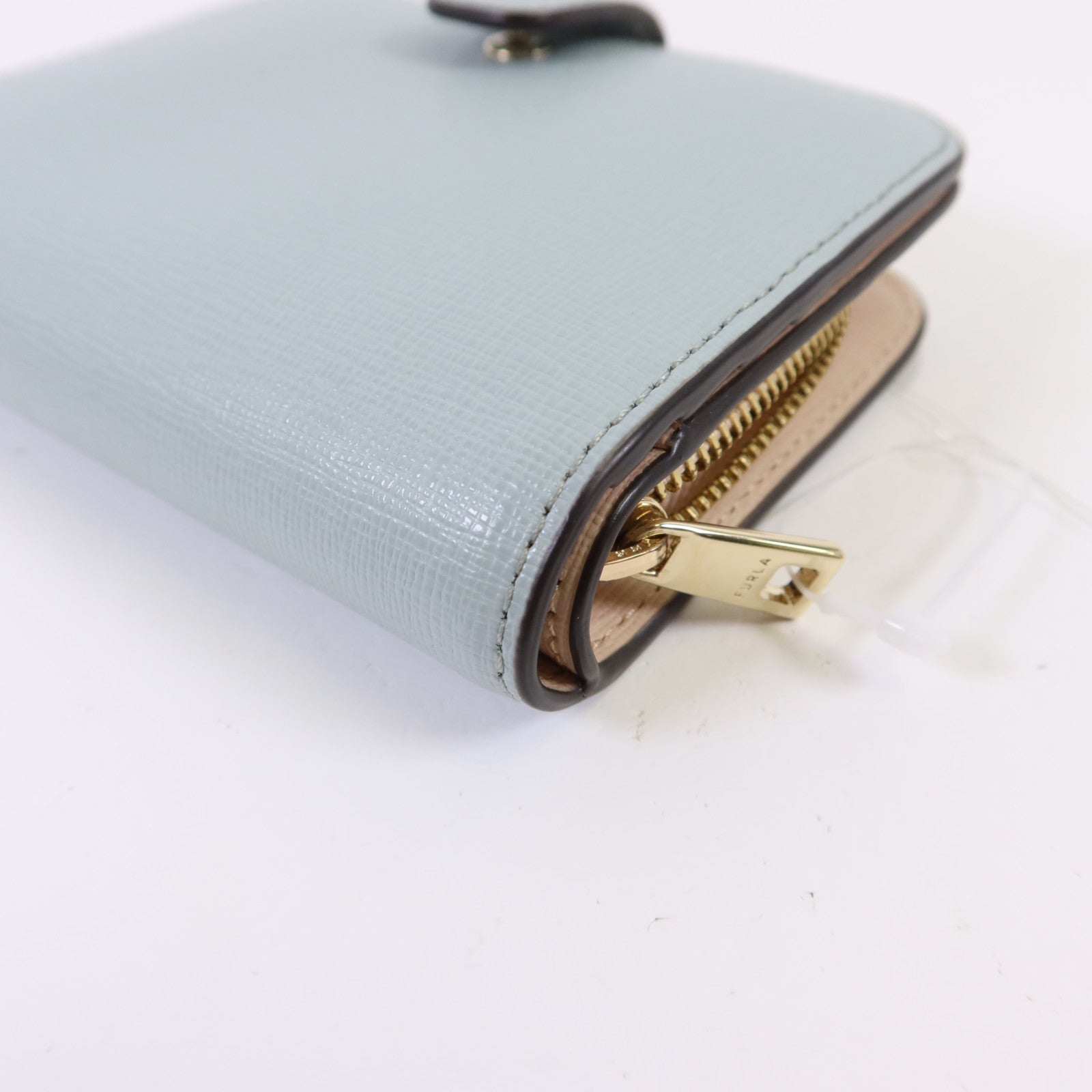 Furla 牛皮皮革Bifold Wallet金扣錢包