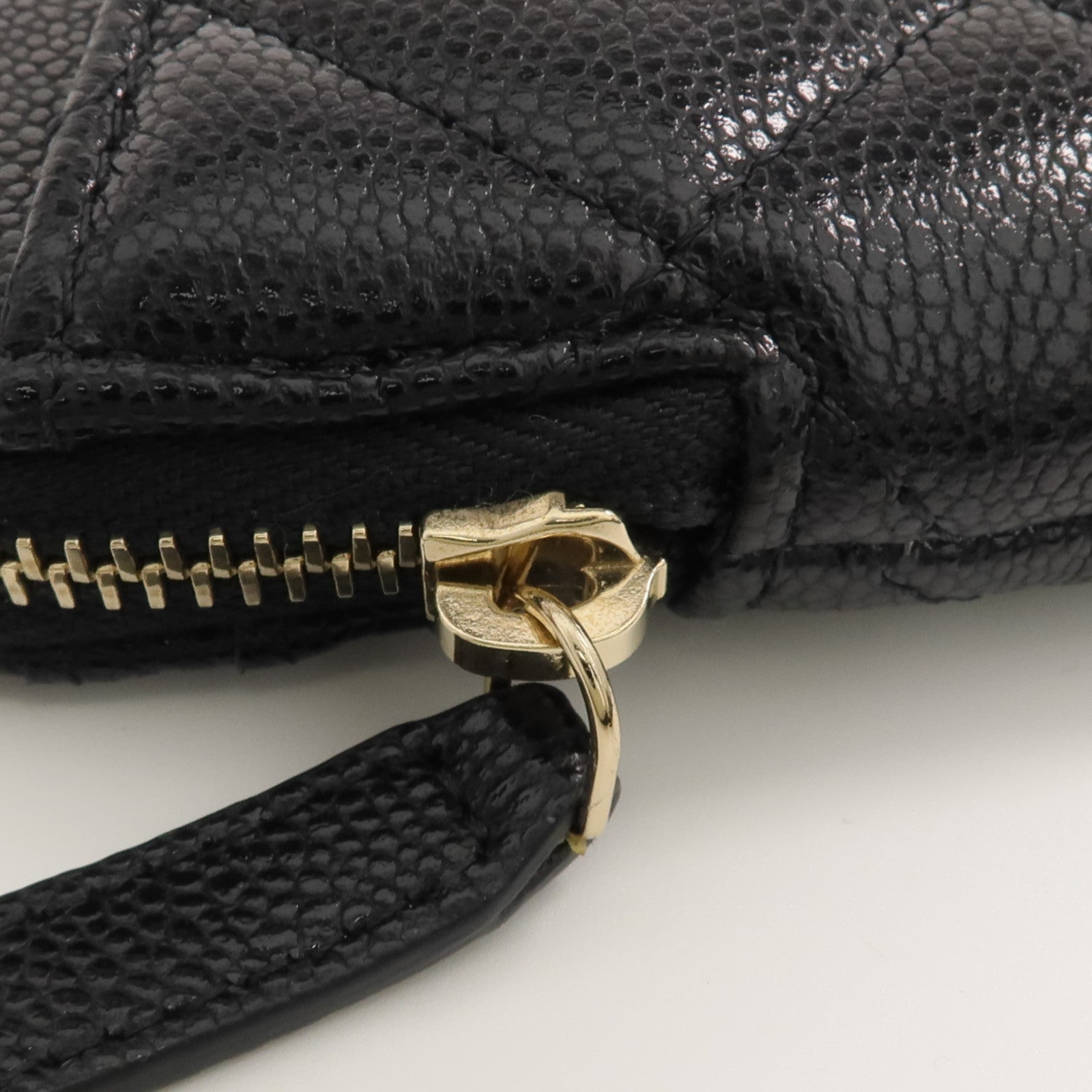 CHANEL 牛皮皮革Card/Coin Case金扣零錢包/卡片套