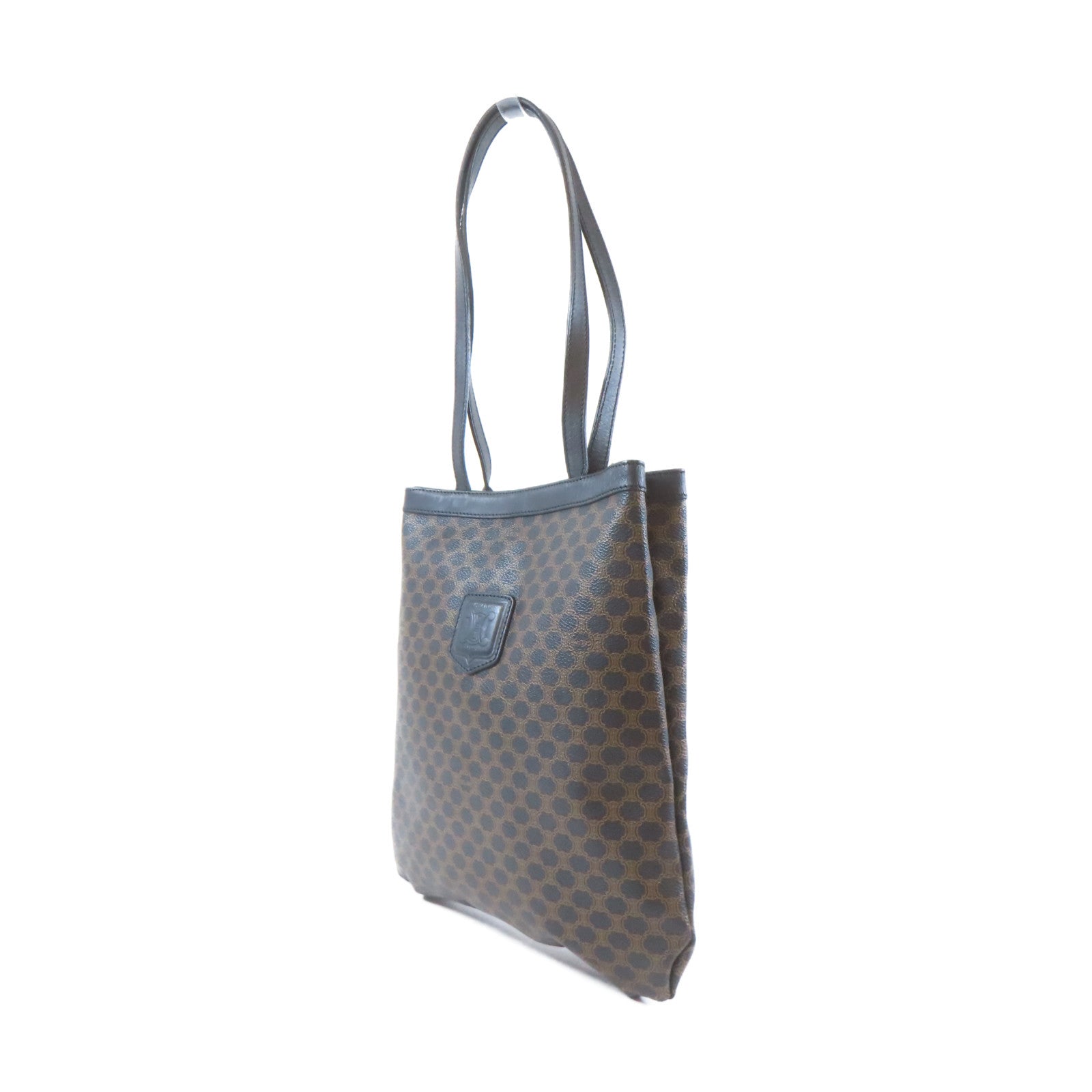 CELINE 塗層帆布Tote Bag手挽袋啡色/黑色