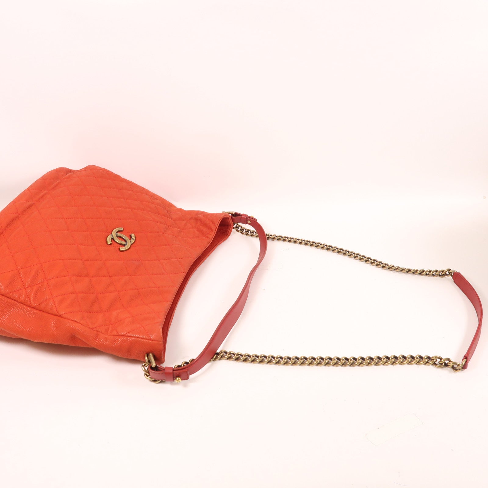 CHANEL 牛皮皮革2 Way Shoulder手挽肩背兩用袋