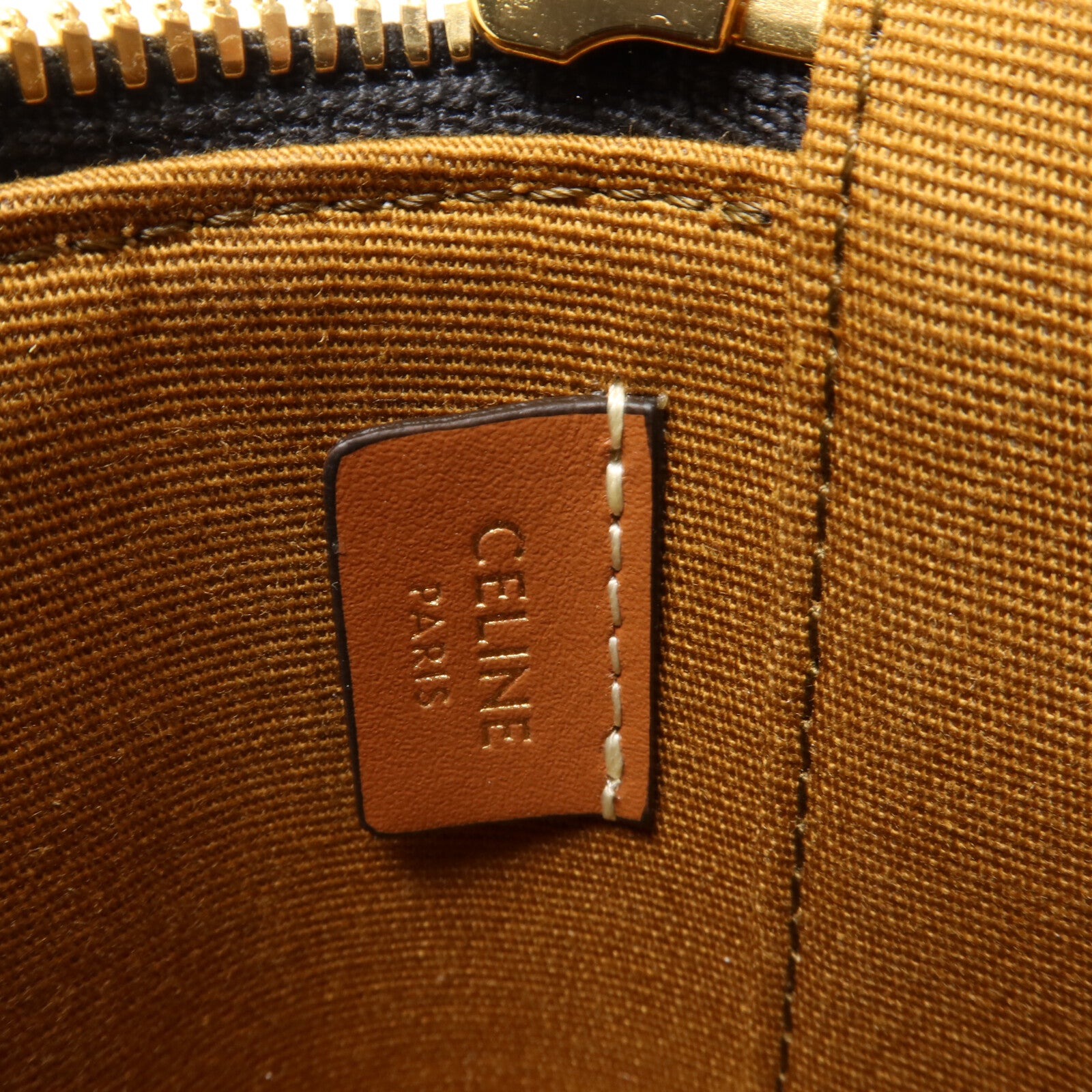 CELINE 塗層帆布Mini Vanity Case手挽肩背兩用袋