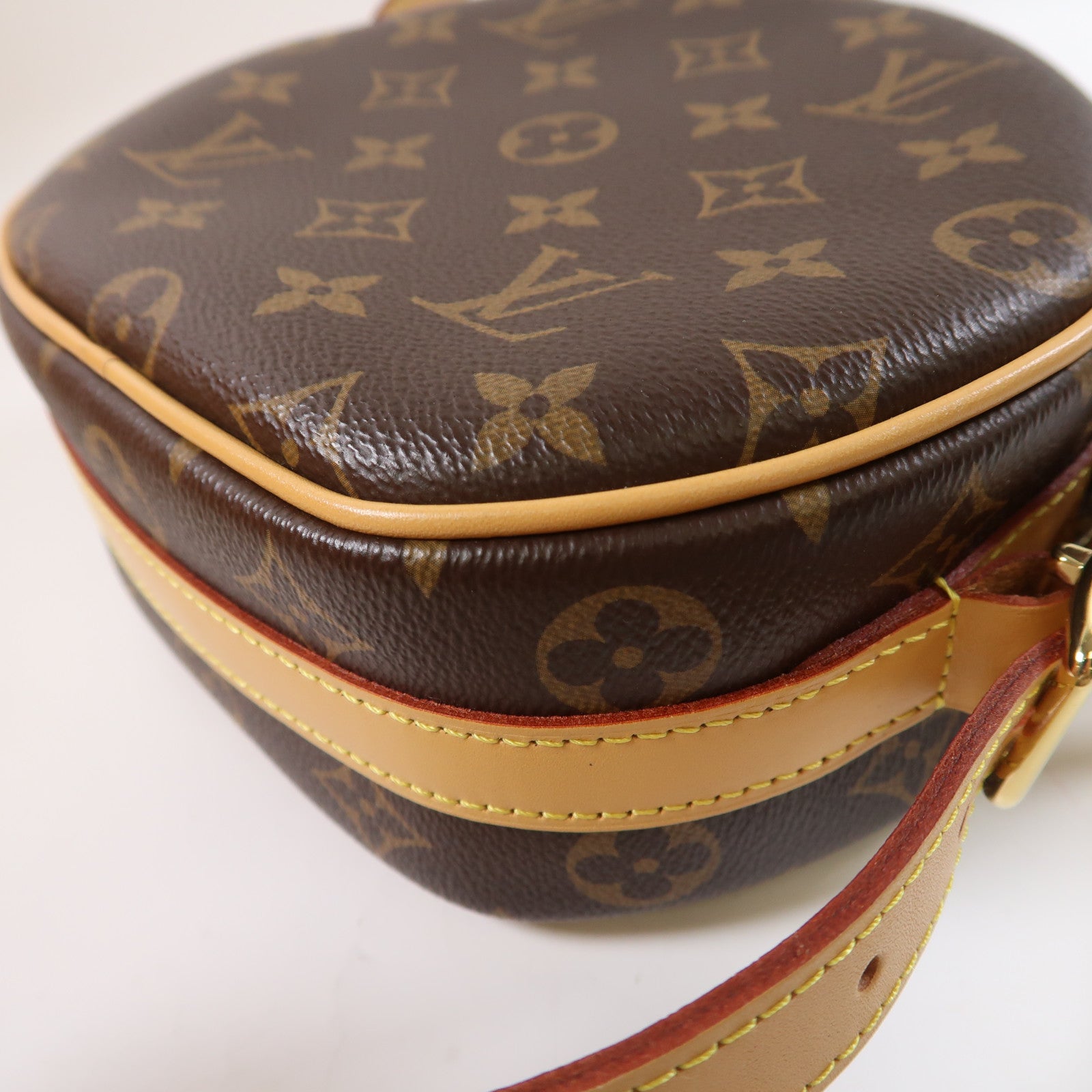 LOUIS VUITTON Monogram Boite Chapeau Souple PM金扣肩背袋啡色