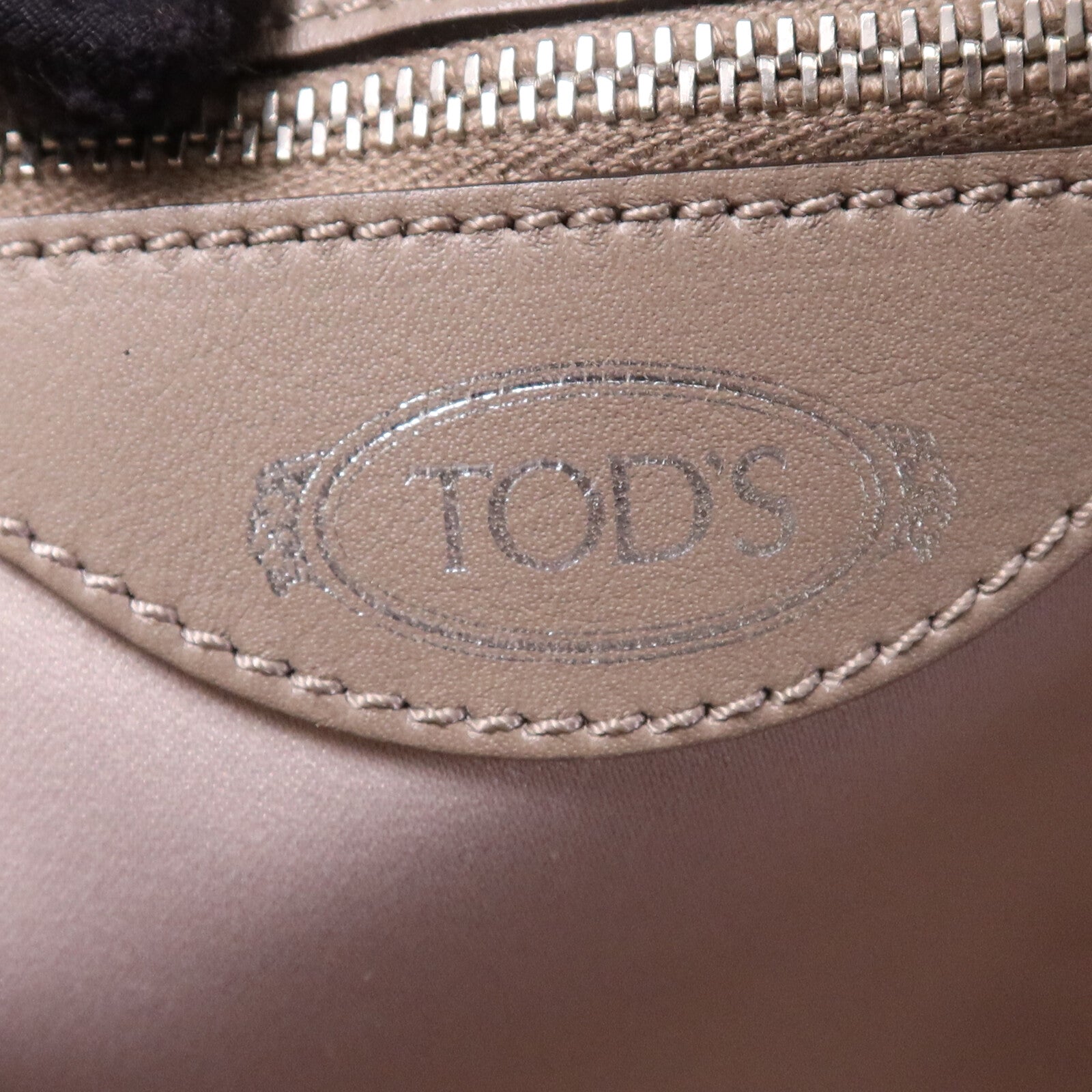 TOD'S 塗層帆布G-Line Sacca銀扣手挽肩背兩用袋