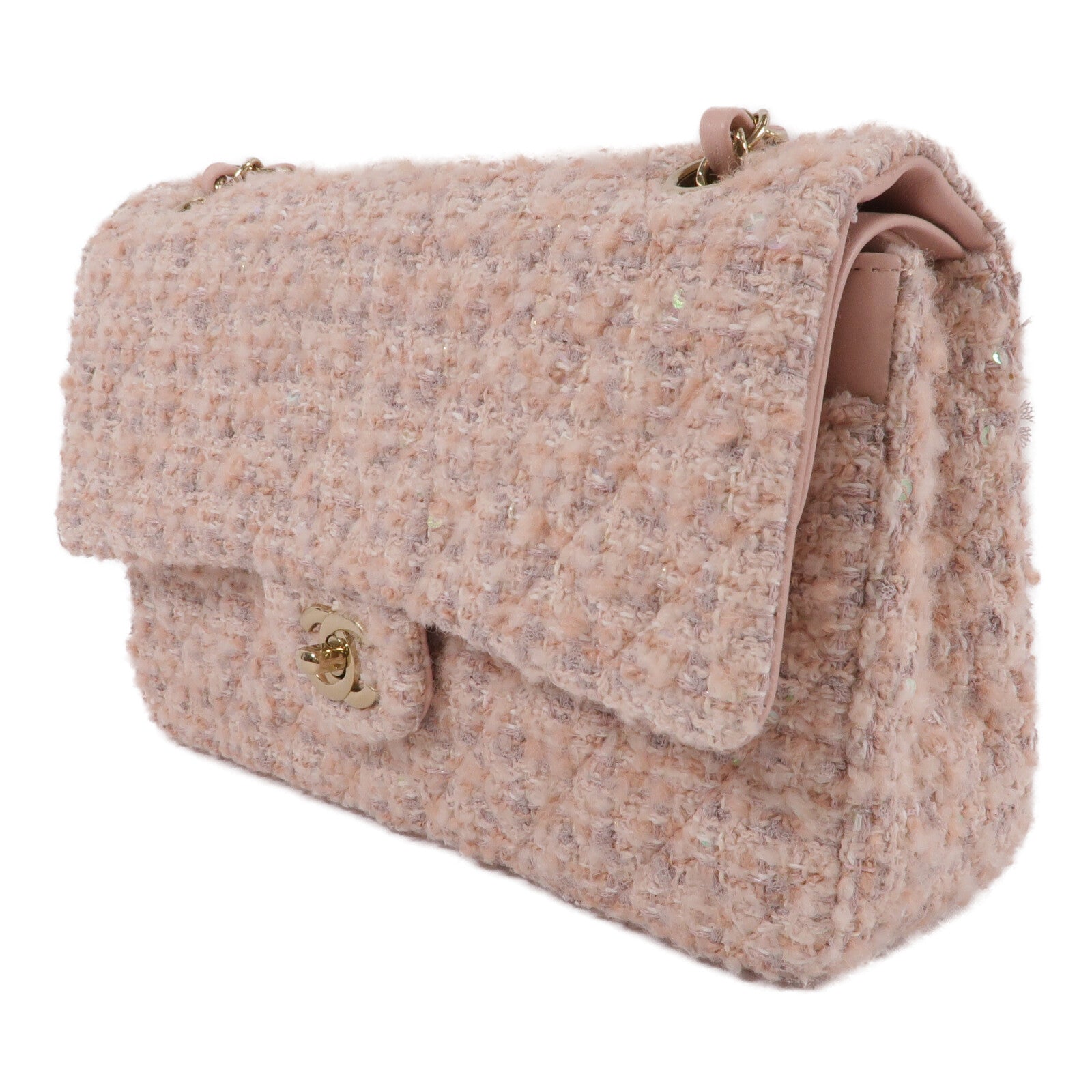 CHANEL Tweed Classic 25鏈帶肩背袋