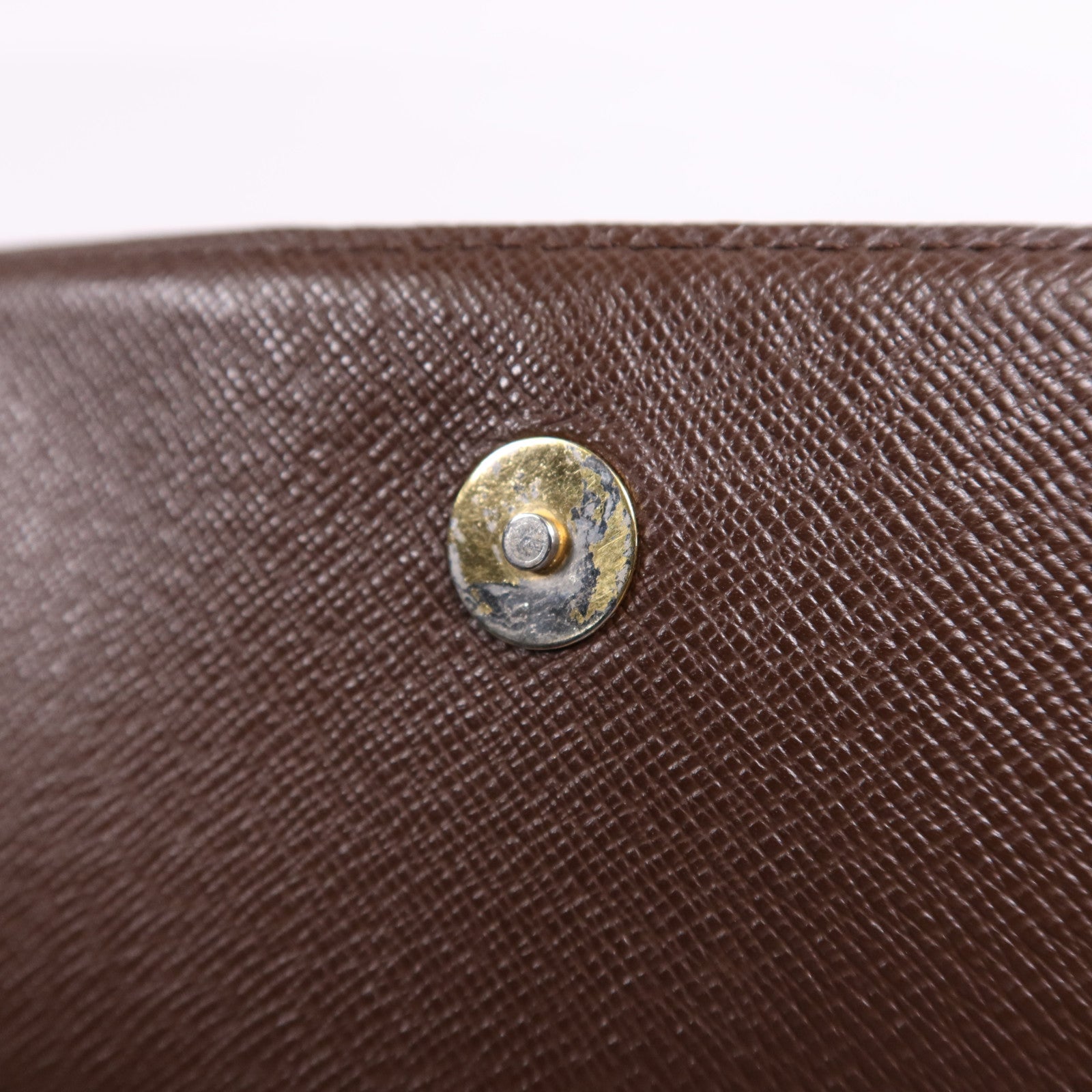 LOUIS VUITTON Damier Musette Tango金扣肩背袋棕色