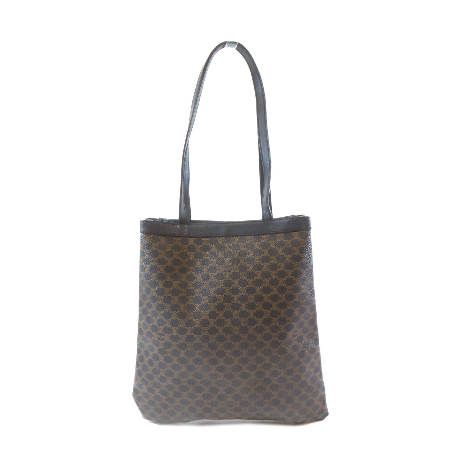 CELINE 塗層帆布Tote Bag手挽袋啡色/黑色