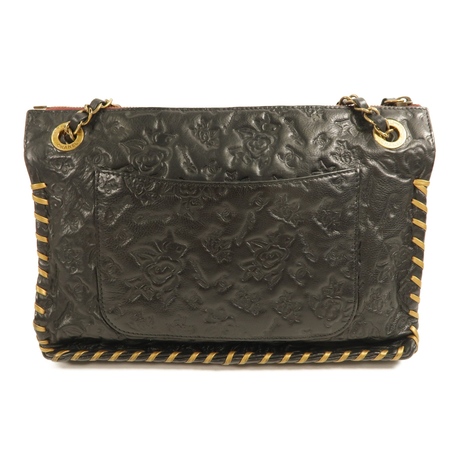 CHANEL 【激減優惠】牛皮皮革Chain Shoulder肩背袋