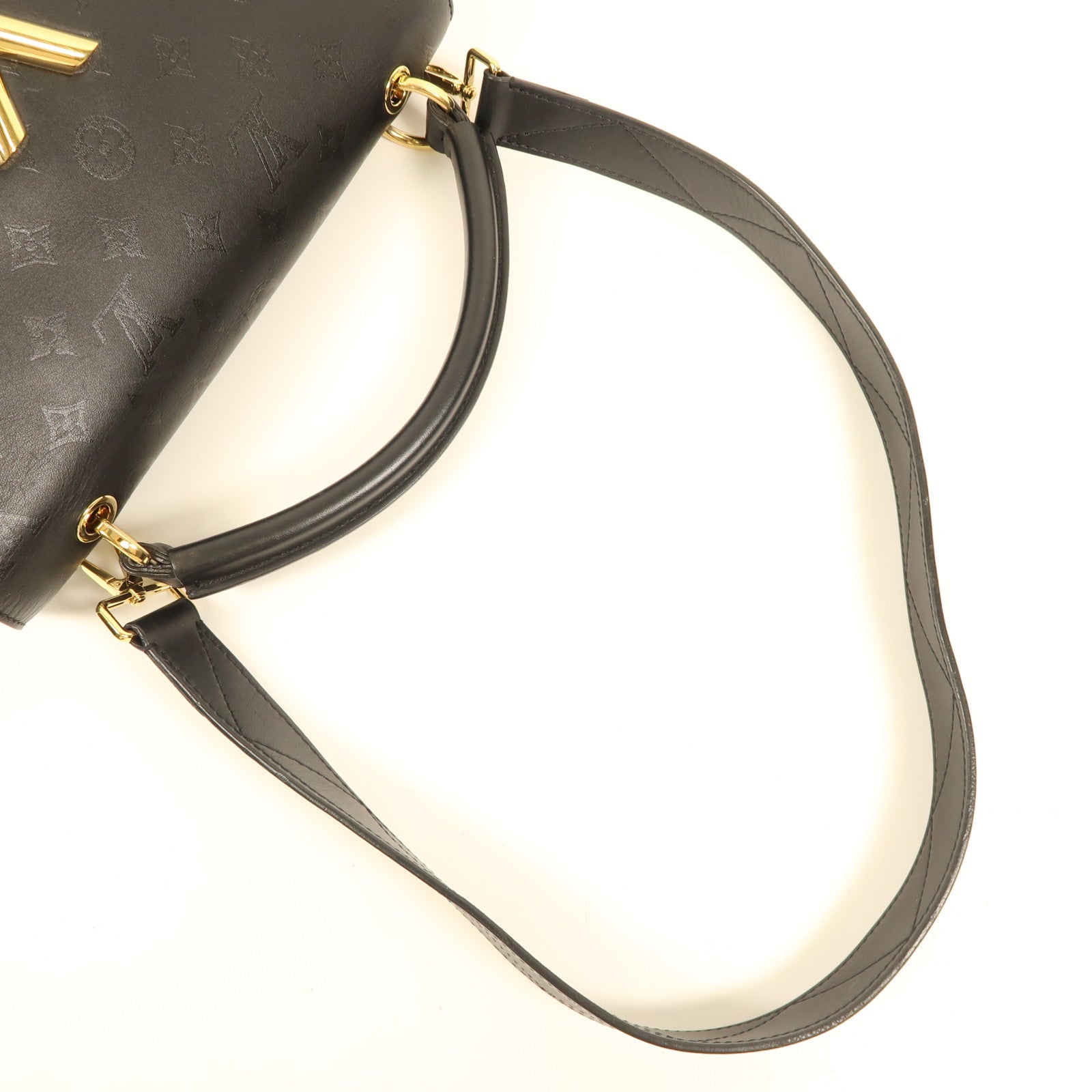 LOUIS VUITTON 牛皮皮革Very One Handle金扣手挽肩背兩用袋