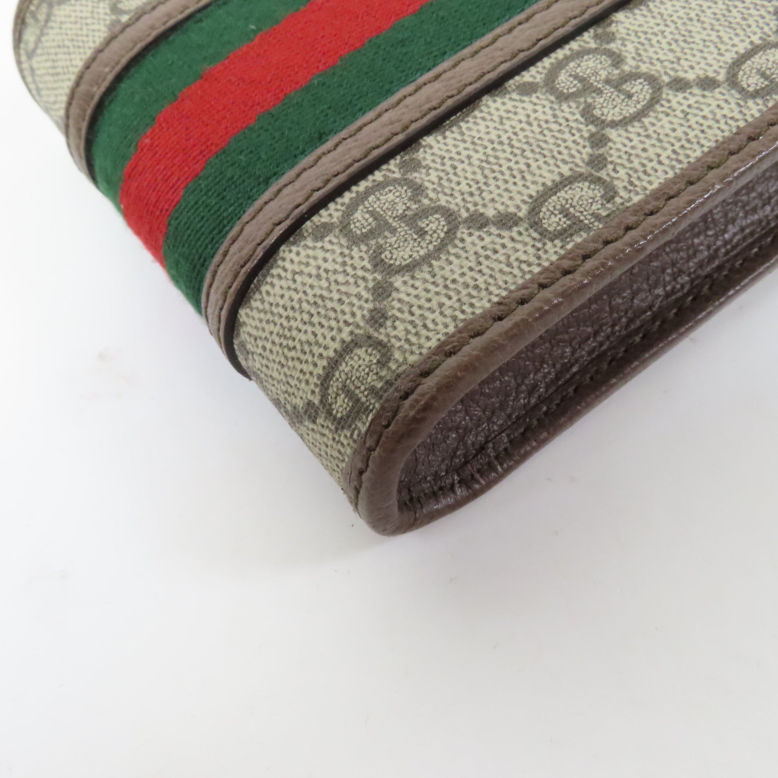 GUCCI 【激減優惠】帆布Shoulder Bag金扣肩背袋啡色/紅色/綠色