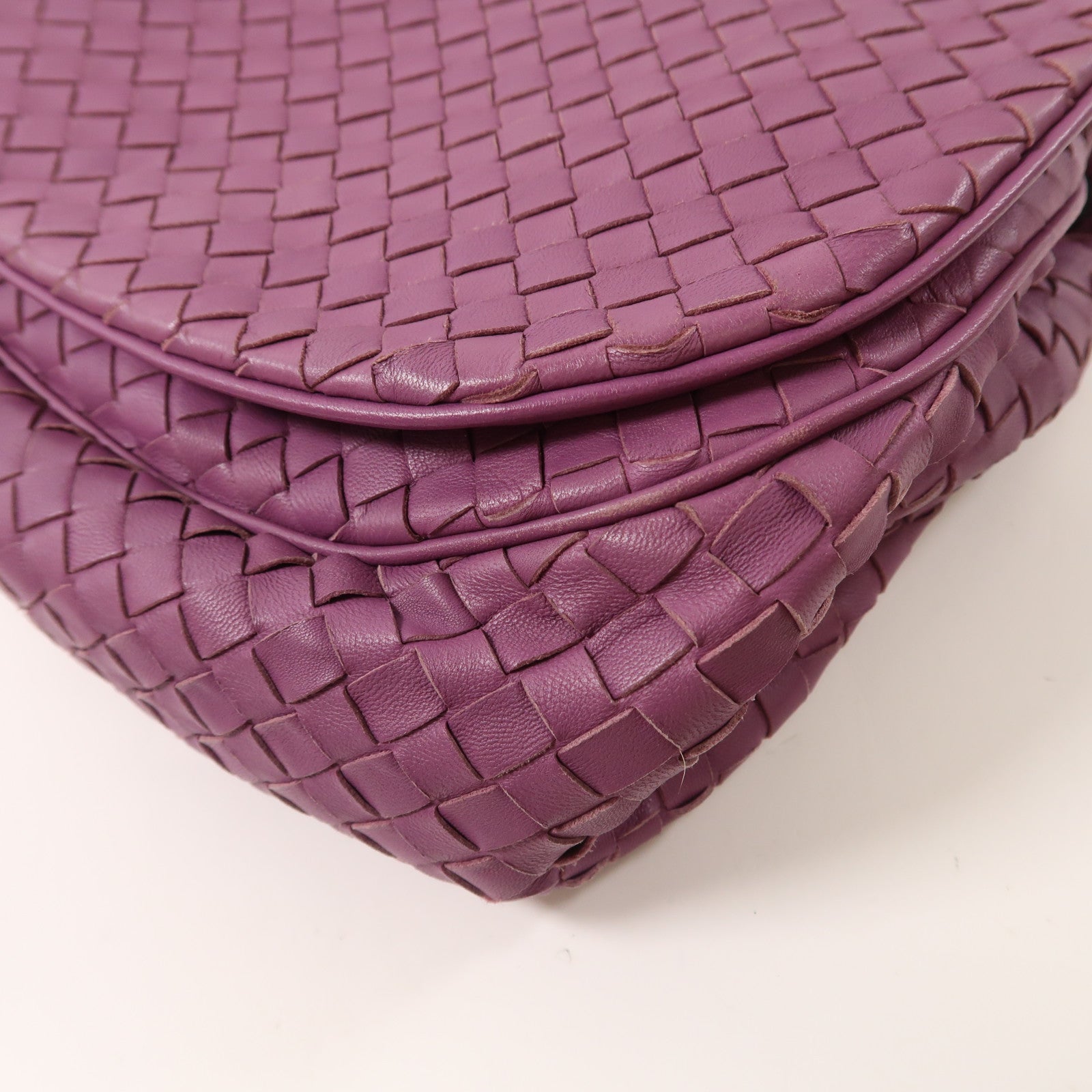 BOTTEGA VENETA 牛皮皮革Shoulder Bag肩背袋紫色