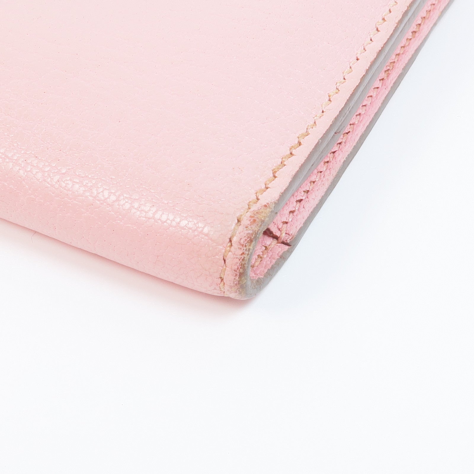 HERMES Chevre皮革Bearn Wallet銀扣長錢包