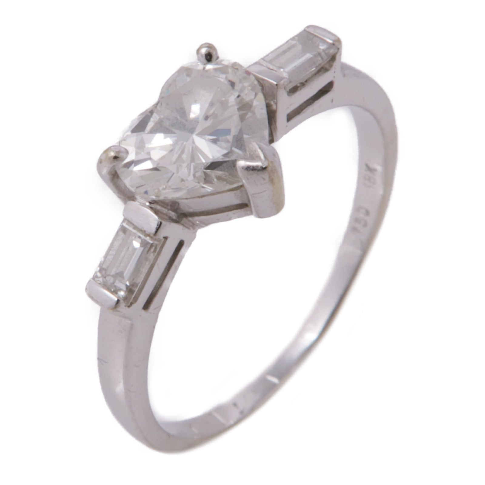 JEWELRY 18K白金Diamond Ring鑽石戒指US#7