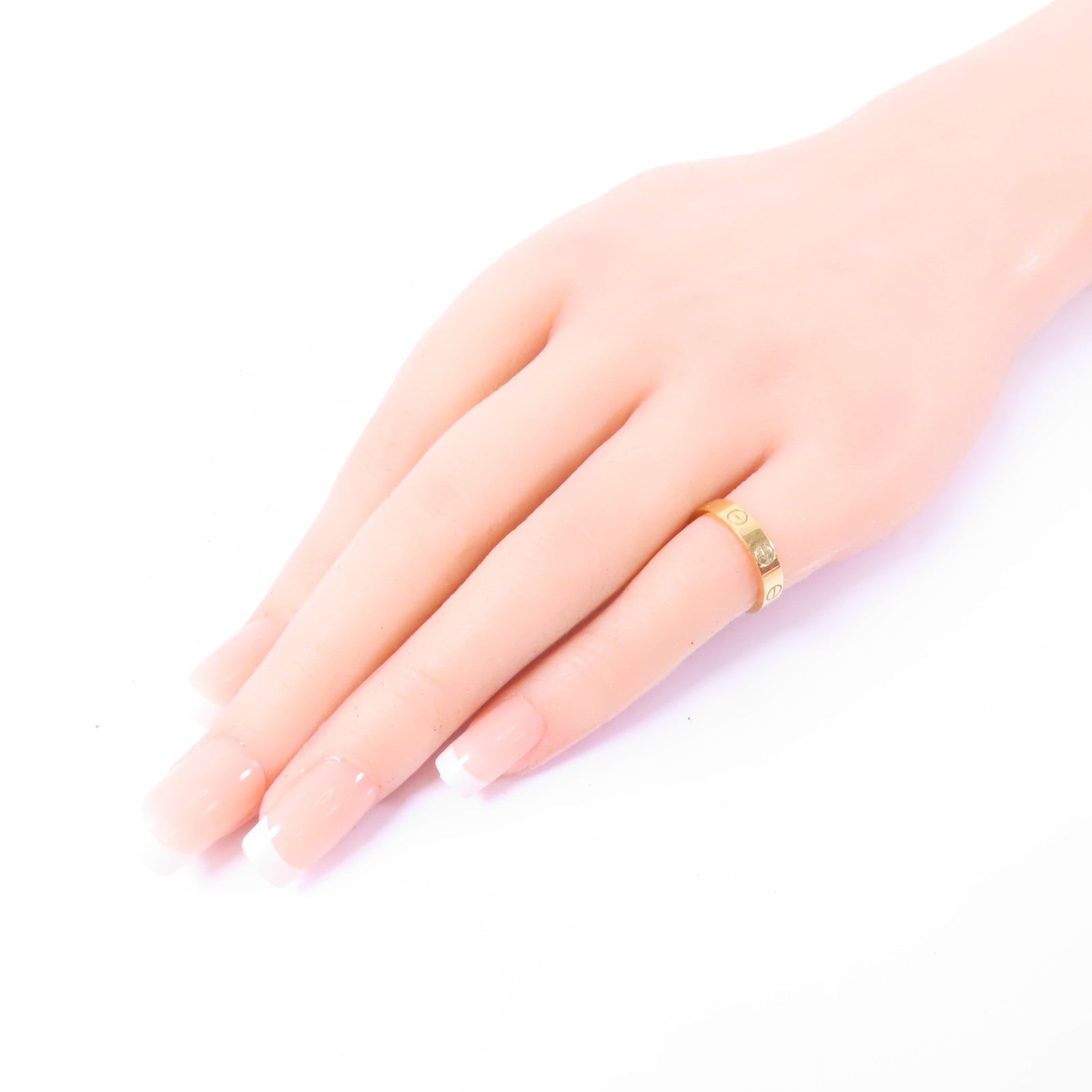 CARTIER 18K黃金Love Ring戒指Cartier#46/US#3.75