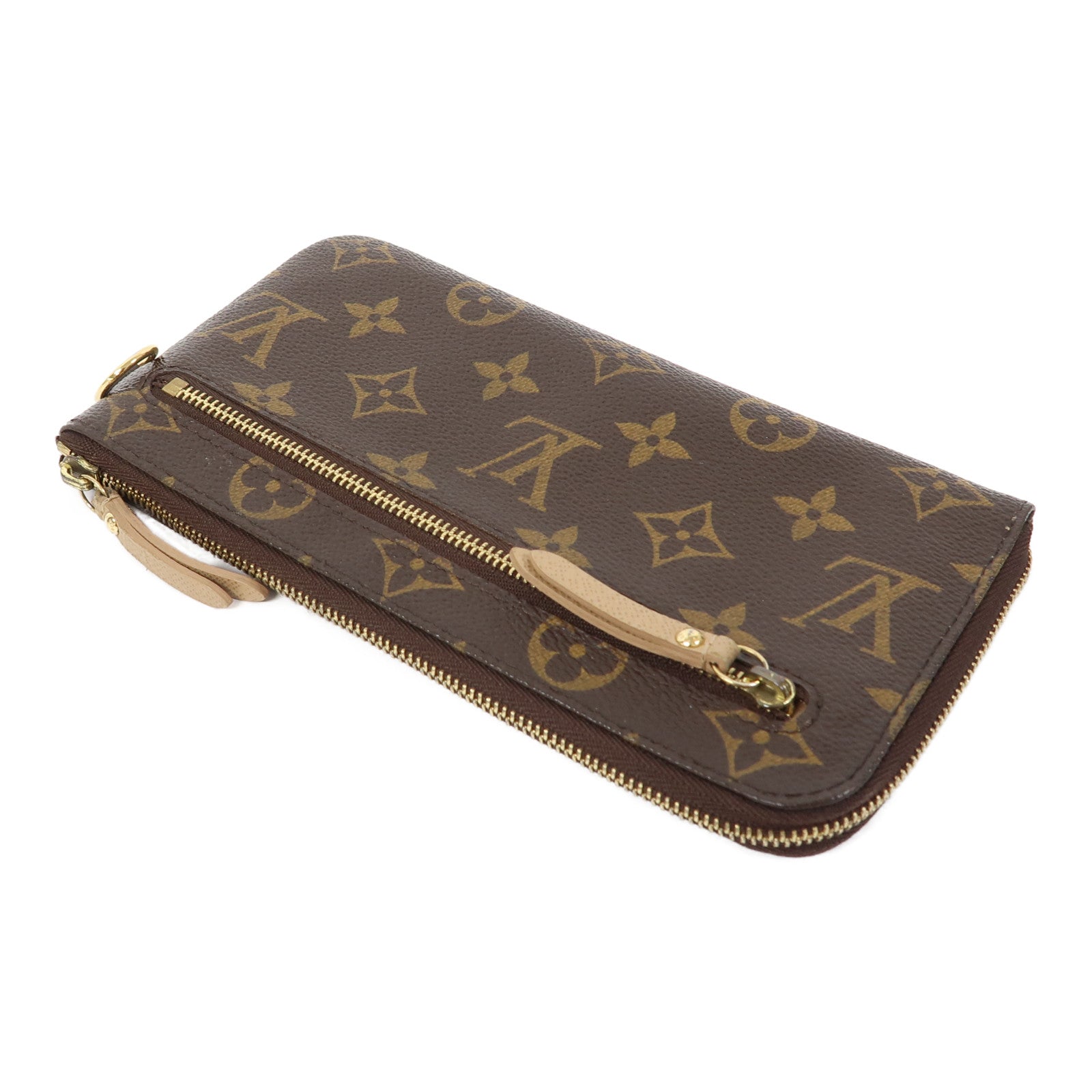 LOUIS VUITTON Monogram Complice Trunks金扣零錢包啡色