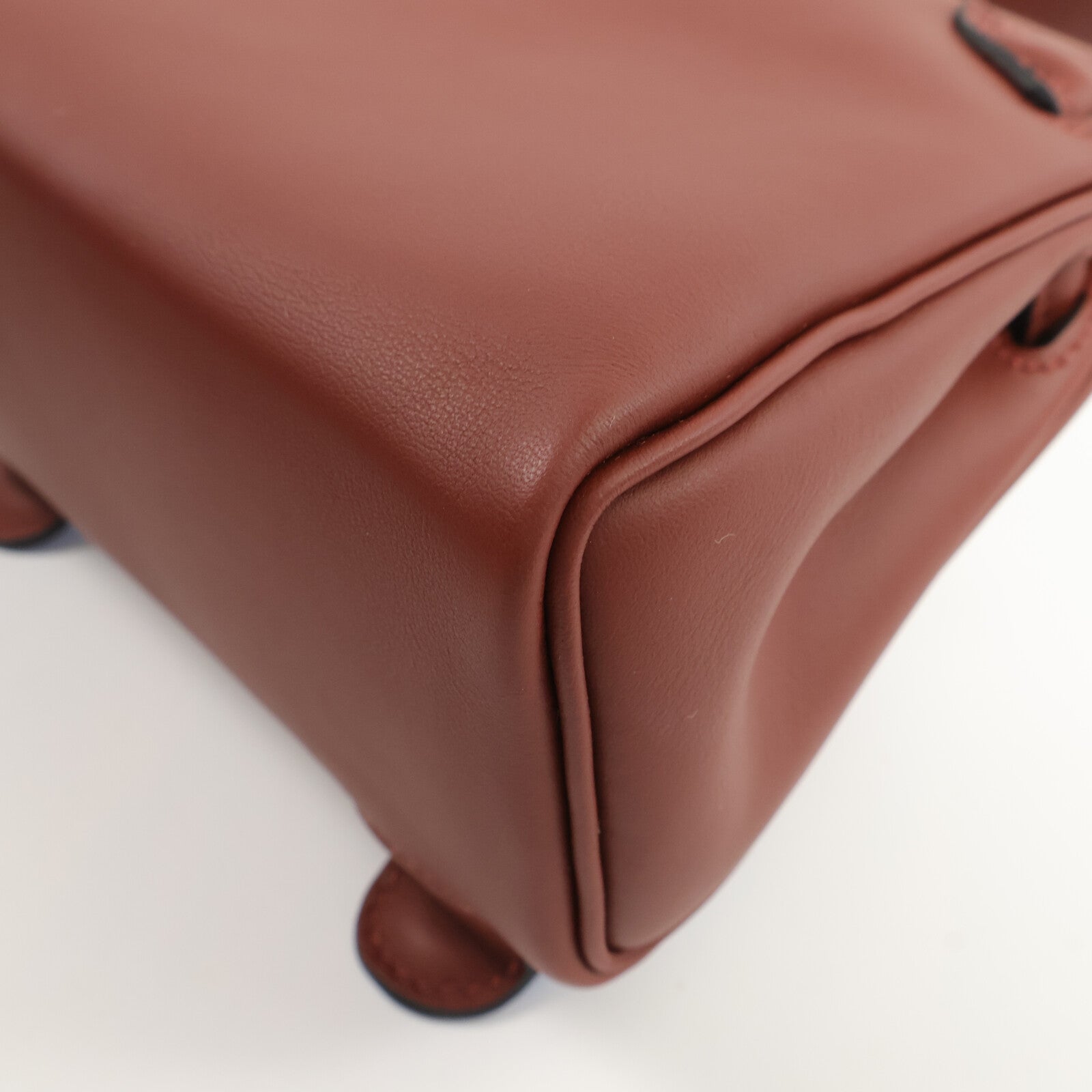 HERMES Swift皮革Kelly Doll手挽袋Rouge H/Bleu Hydra