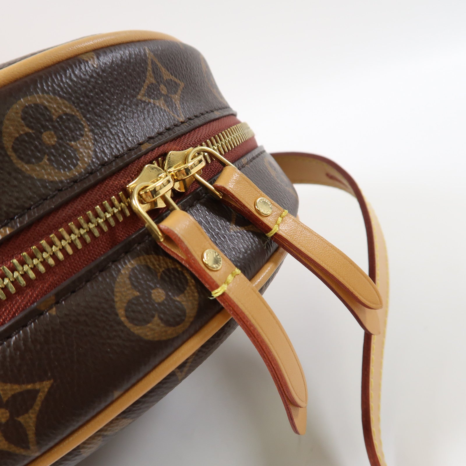 LOUIS VUITTON Monogram Boite Chapeau Souple PM金扣肩背袋啡色