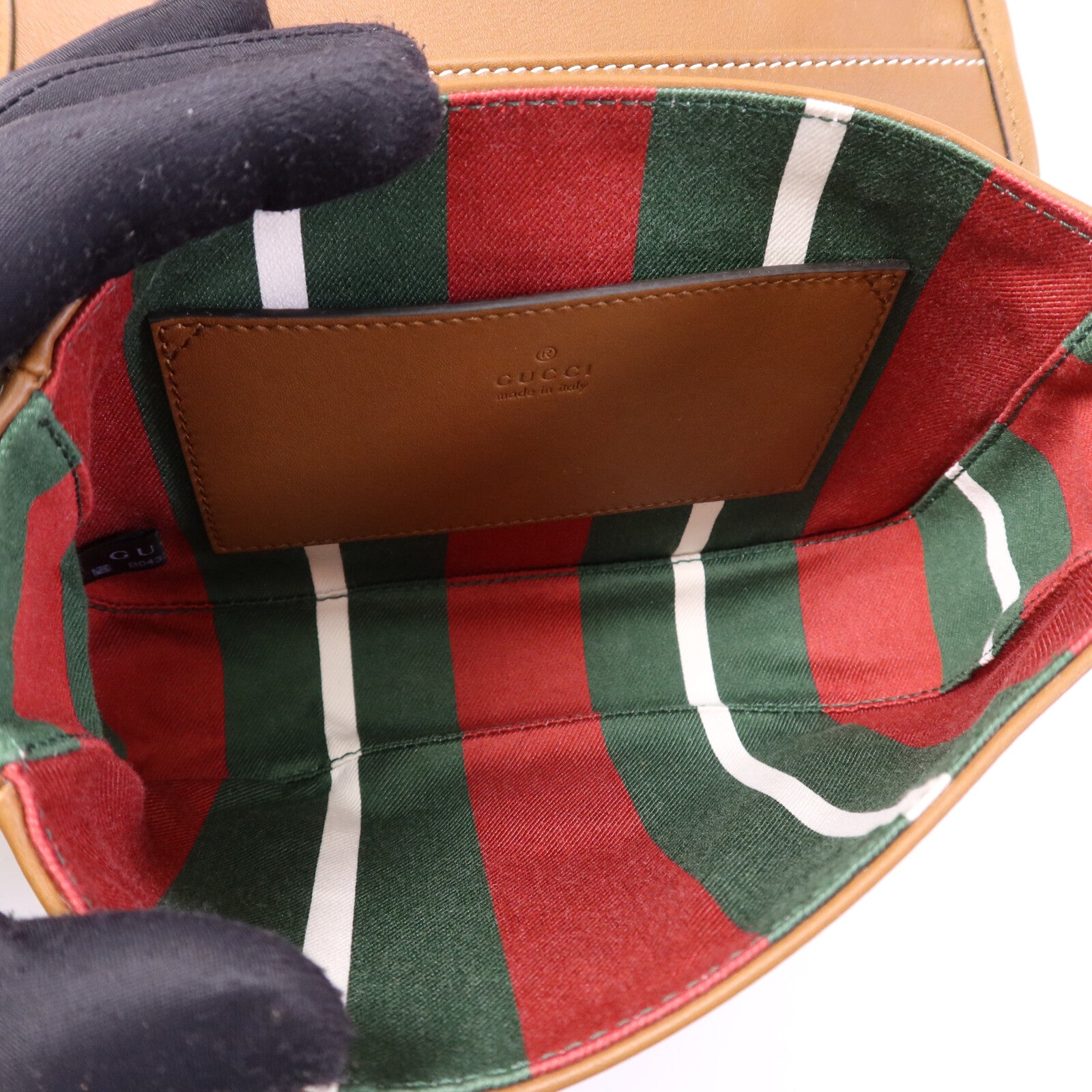 GUCCI 塗層帆布GG Emblem Mini Shoulder bag金扣手挽肩背兩用袋