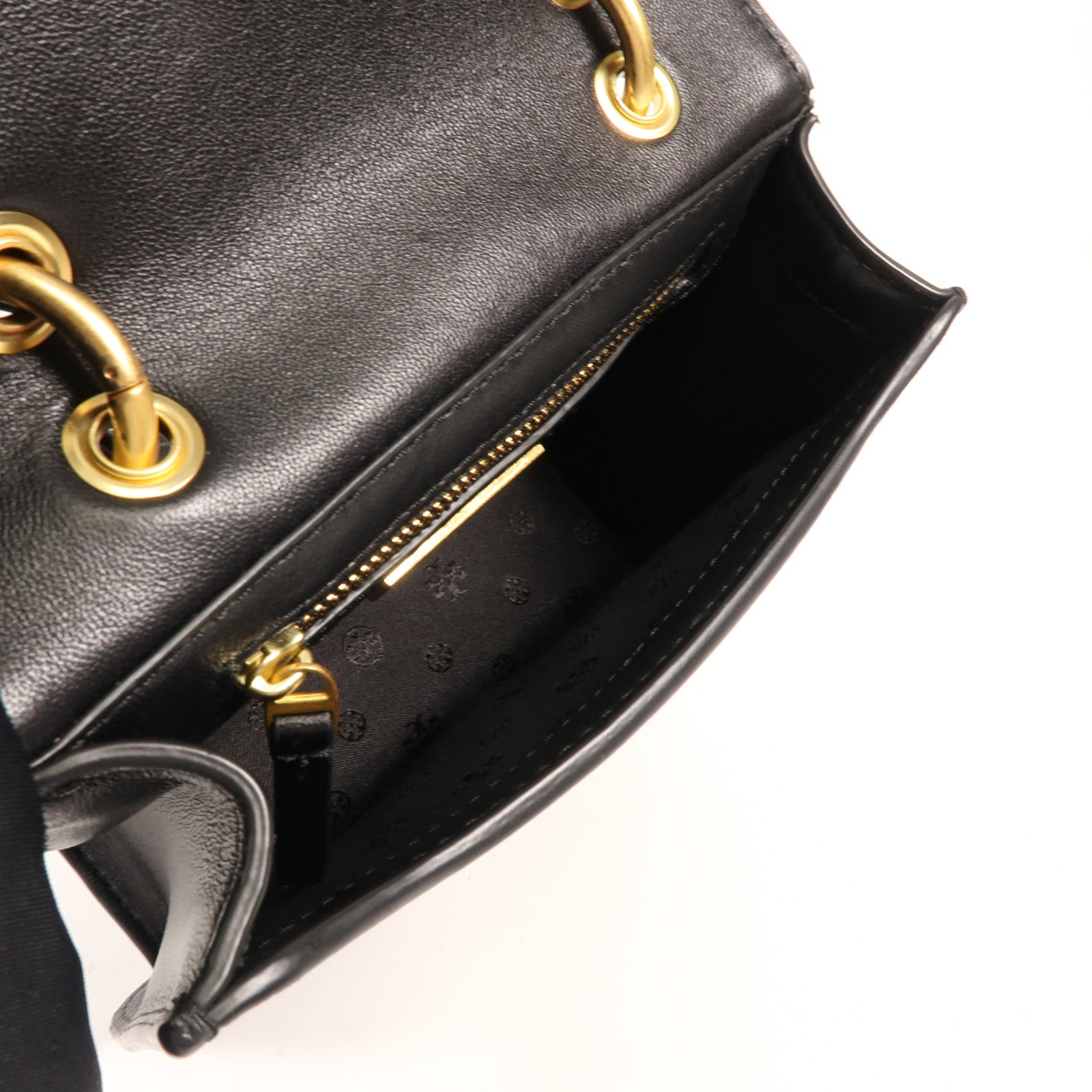 Tory Burch 牛皮皮革Shoulder Bag金扣肩背袋