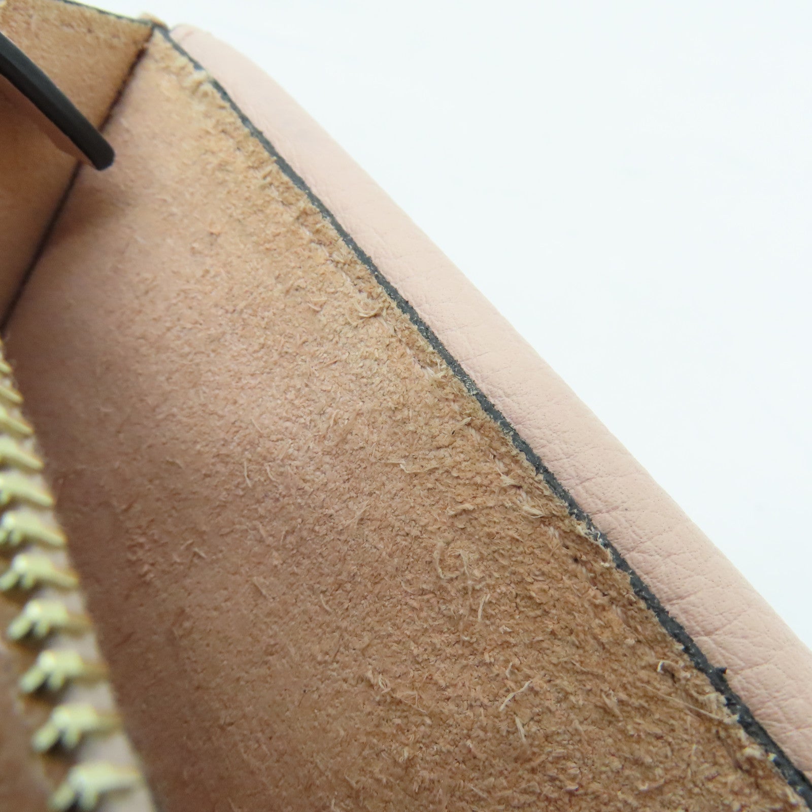 Valentino Leather Chain Shoulder Bag Gold Buckle Chain Shoulder Bag Pink