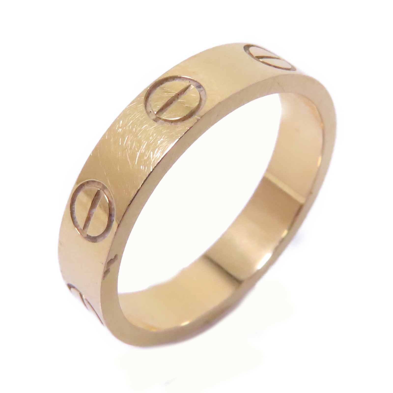 CARTIER 18K黃金Love Ring戒指Cartier#46/US#3.75