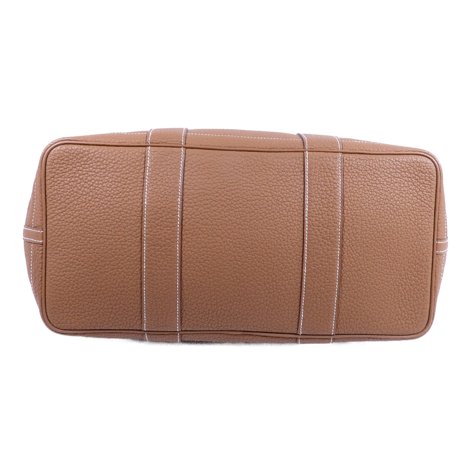 HERMES Negonda皮革Garden Party PM手挽袋Gold