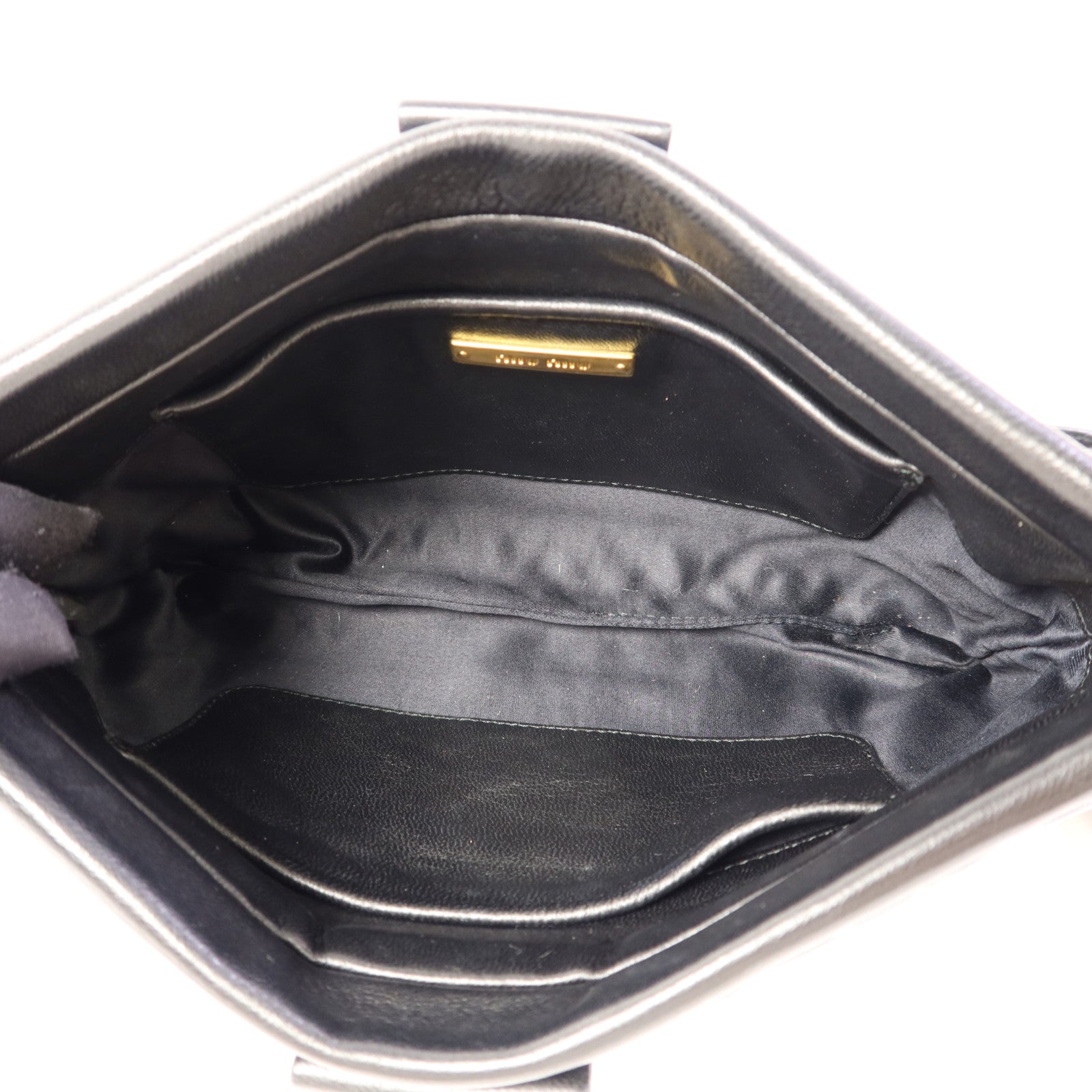 Miu Miu 羊皮皮革Shoulder Bag金扣肩背袋