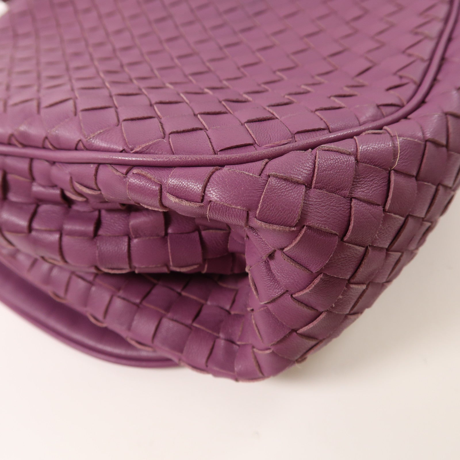 BOTTEGA VENETA 牛皮皮革Shoulder Bag肩背袋紫色