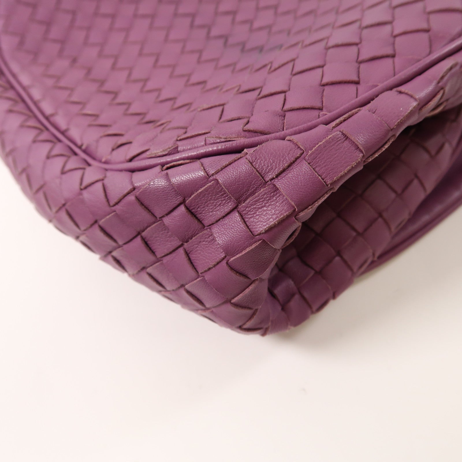 BOTTEGA VENETA 牛皮皮革Shoulder Bag肩背袋紫色