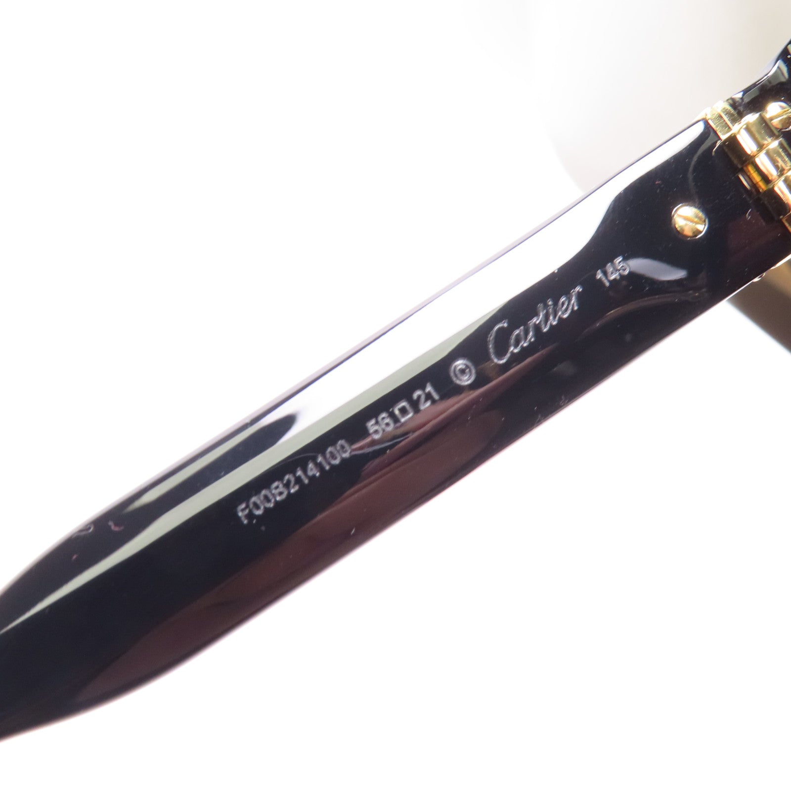 CARTIER PVC Sunglasses金扣太陽眼鏡