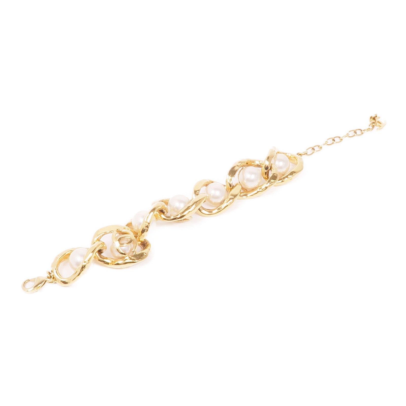 CHANEL PVC/金屬Bracelet手鏈