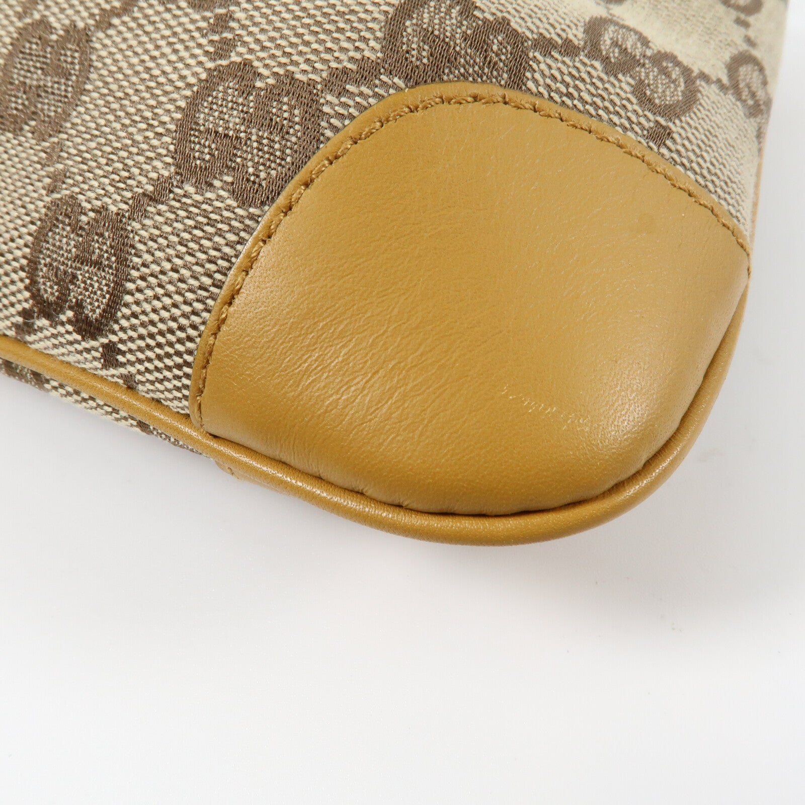 GUCCI 帆布Shoulder Pouch金扣肩背袋