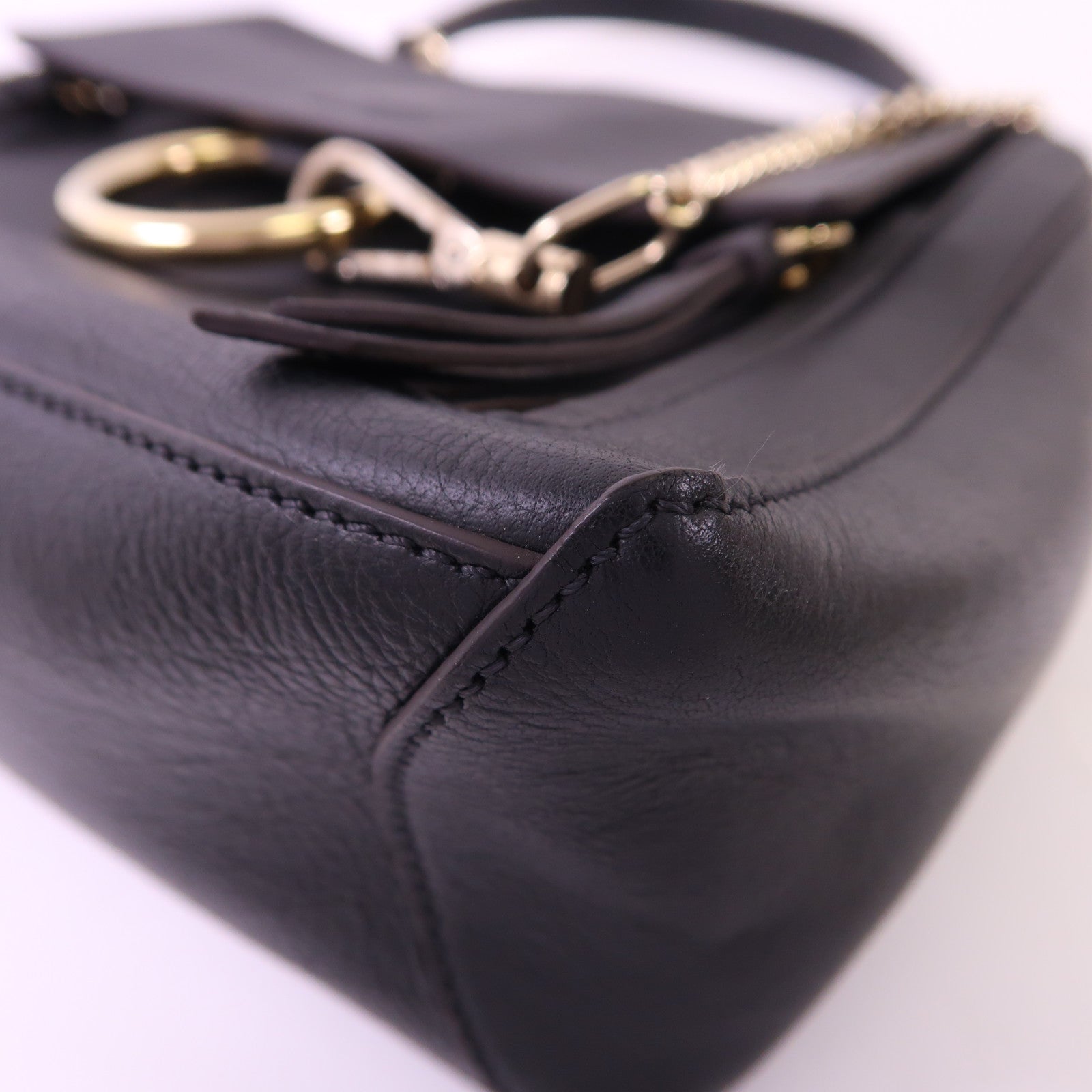 Chloe 牛皮皮革Faye Day金扣手挽肩背兩用袋