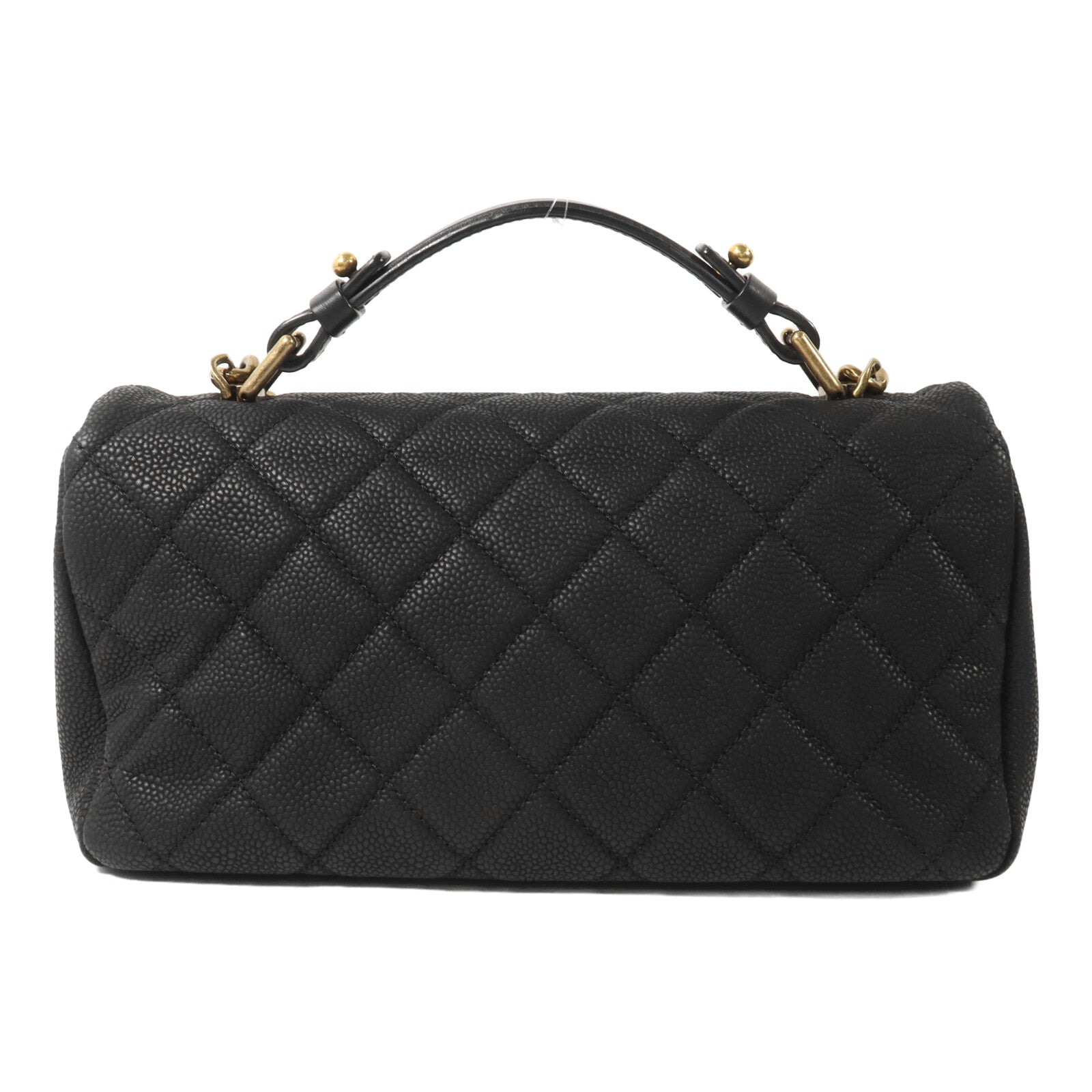 CHANEL 牛皮皮革Chain Shoulder鏈帶手挽肩背兩用袋