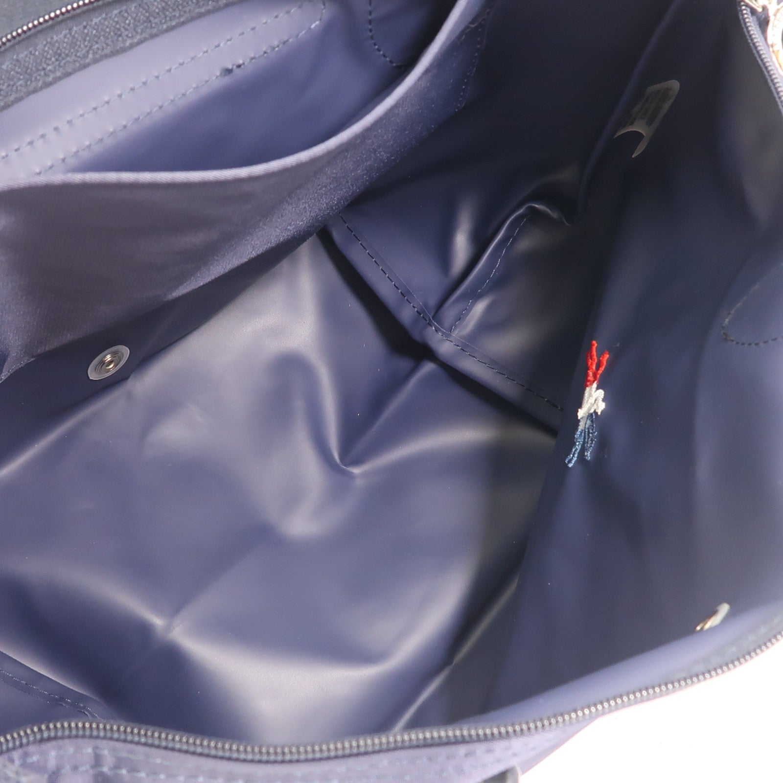 Longchamp 尼龍Le Pliage Collection銀扣手挽肩背兩用袋
