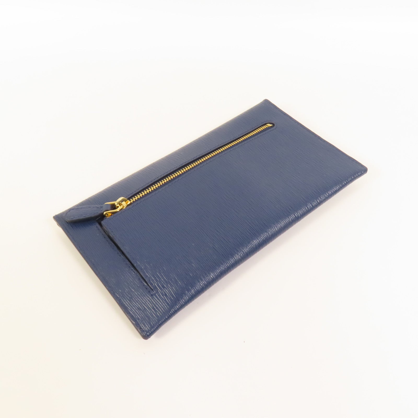 PRADA 牛皮皮革Envelope Clutch Bag金扣手拿包