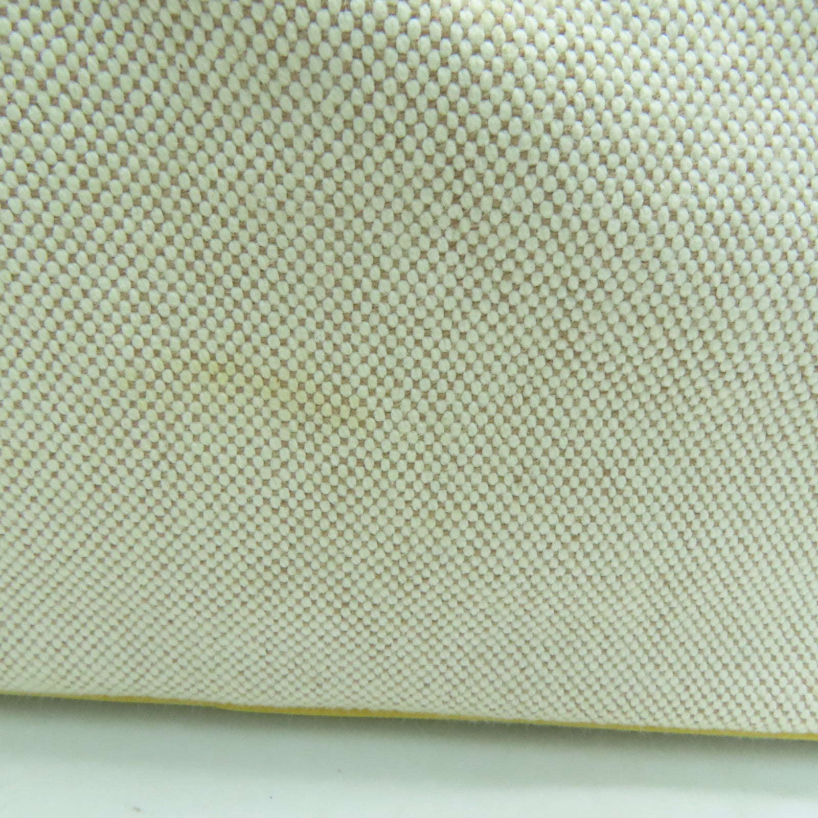 HERMES Cowhide Leather Canvas Lindy 30 Silver Button Handle