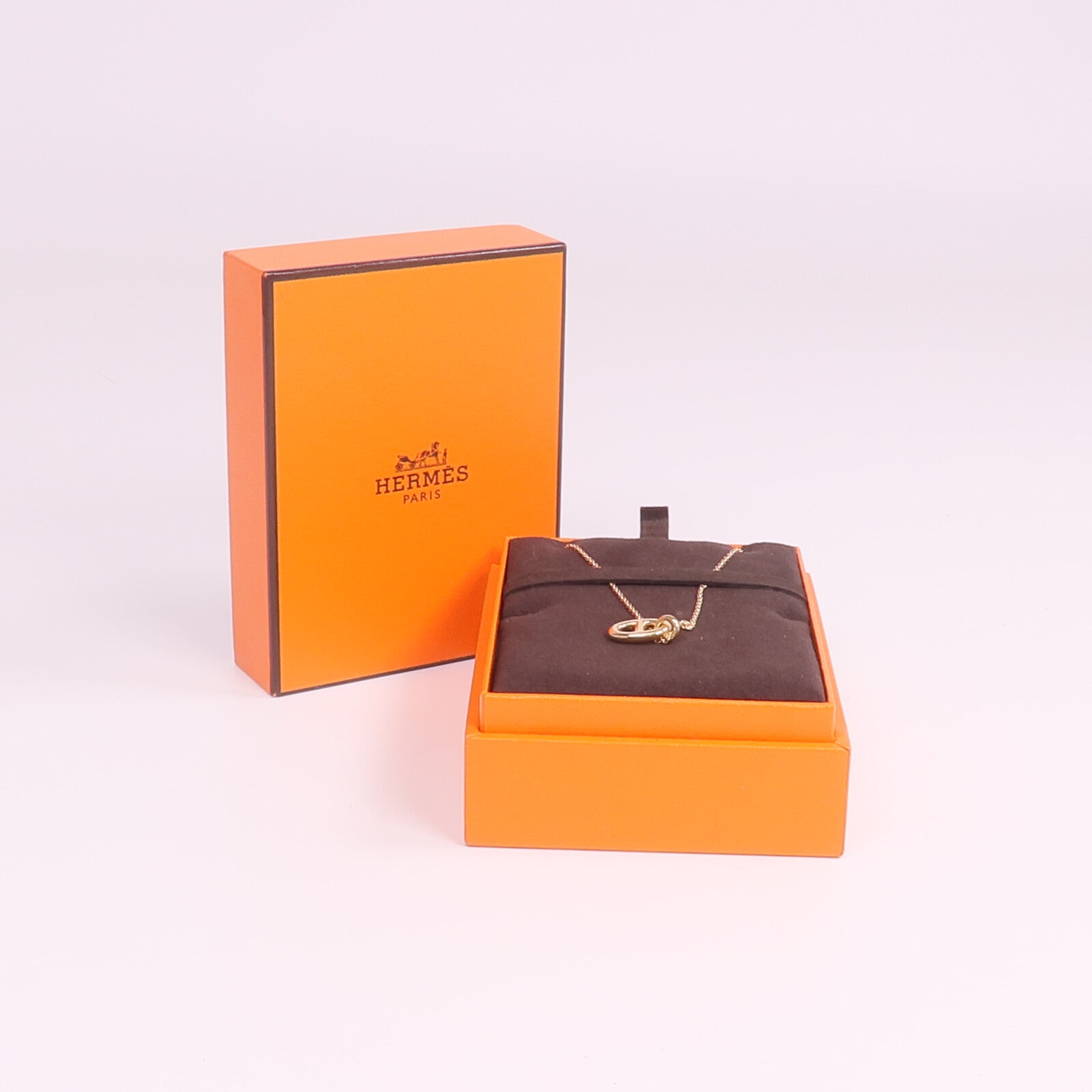 HERMES 18K玫瑰金Farandole Pendant項鍊