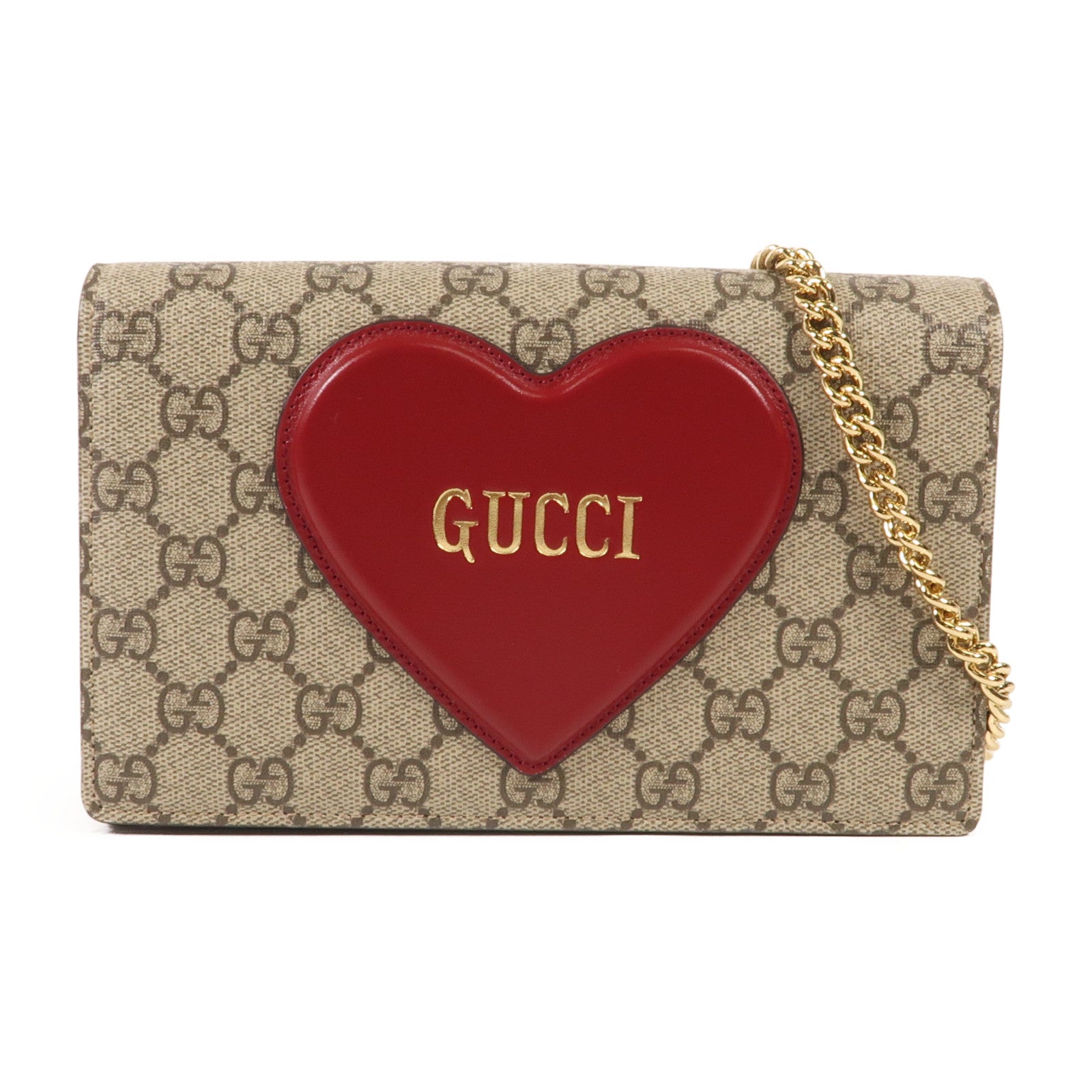 GUCCI 【激減優惠】牛皮皮革Shoulder Bag金扣肩背袋