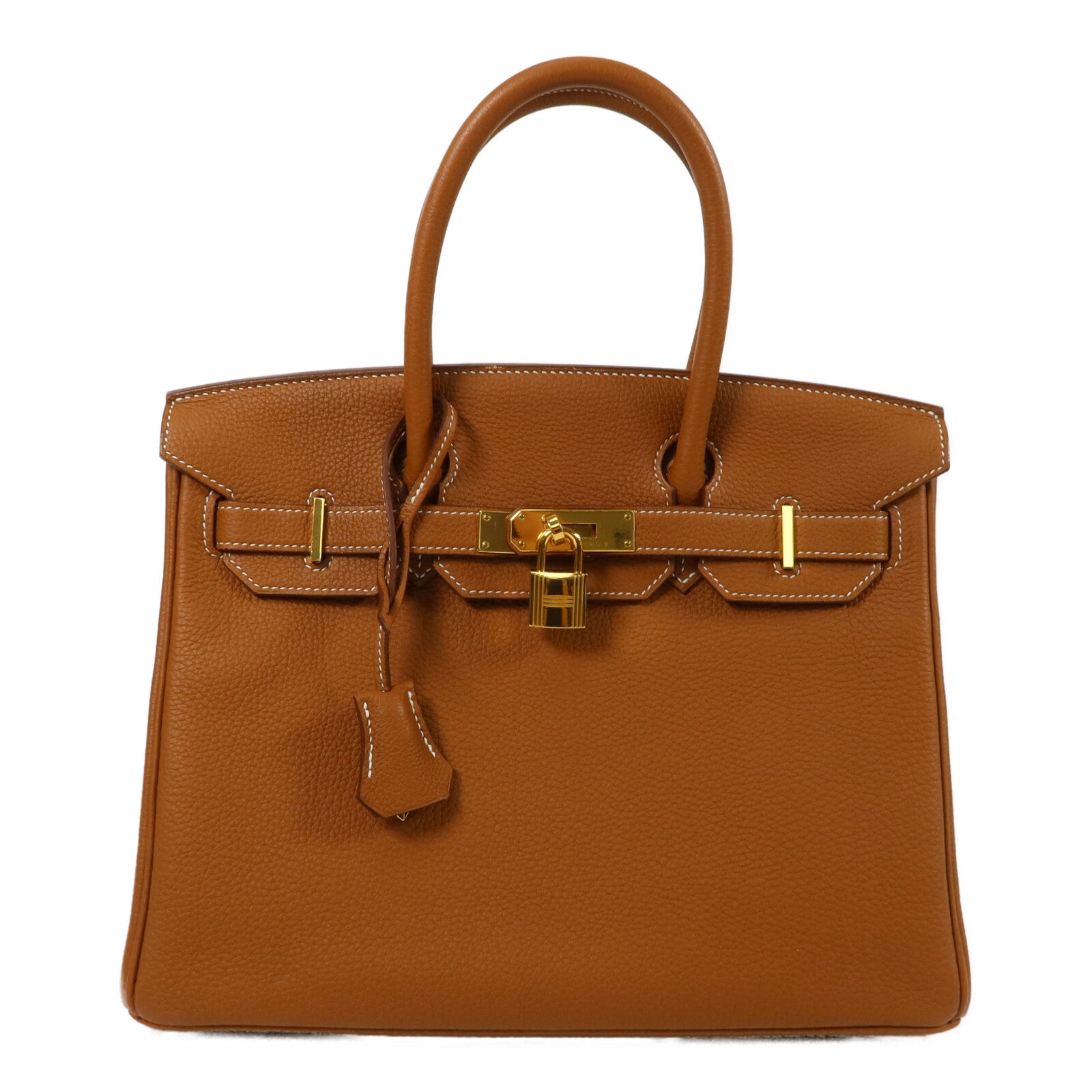 HERMES Togo皮革Birkin 30手挽袋Gold